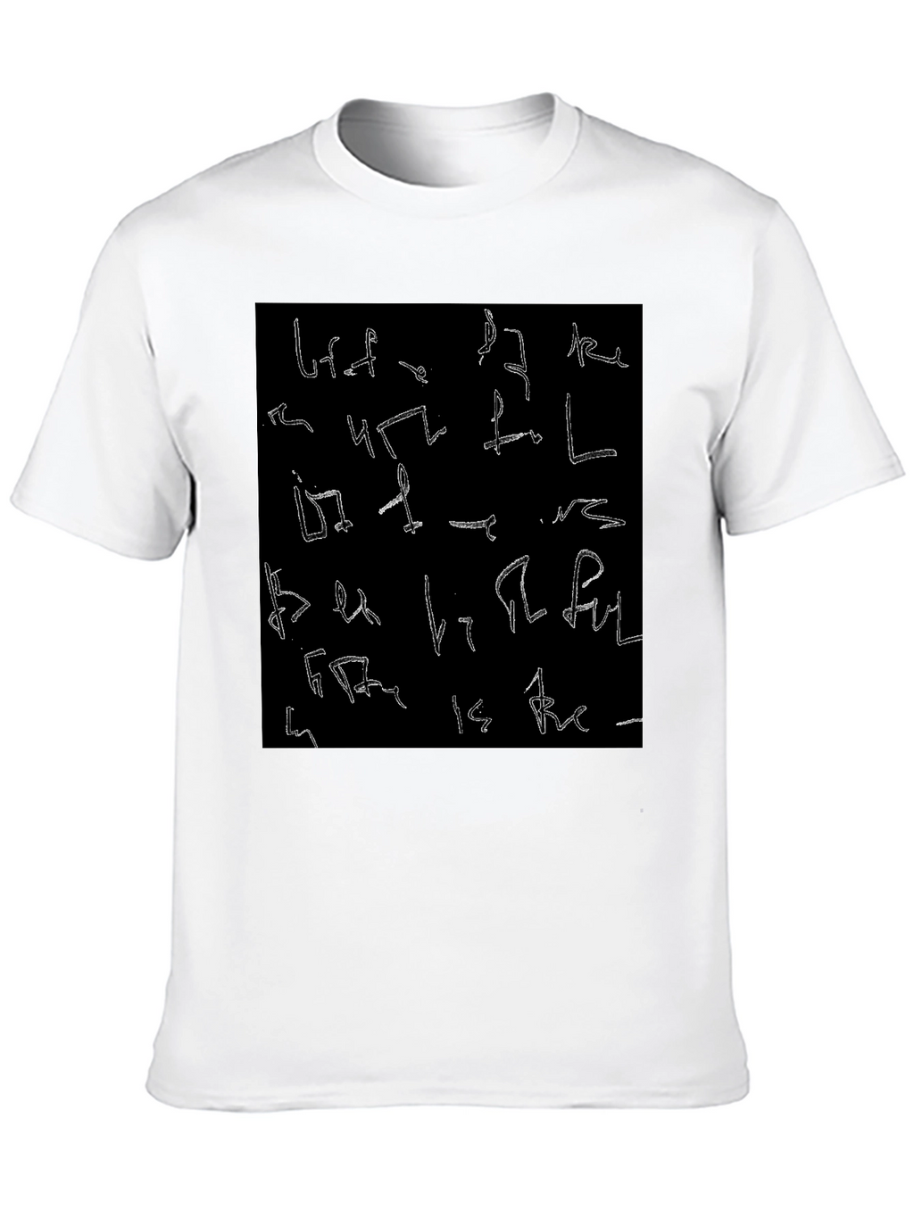 Abstract Symbol Black T-Shirt