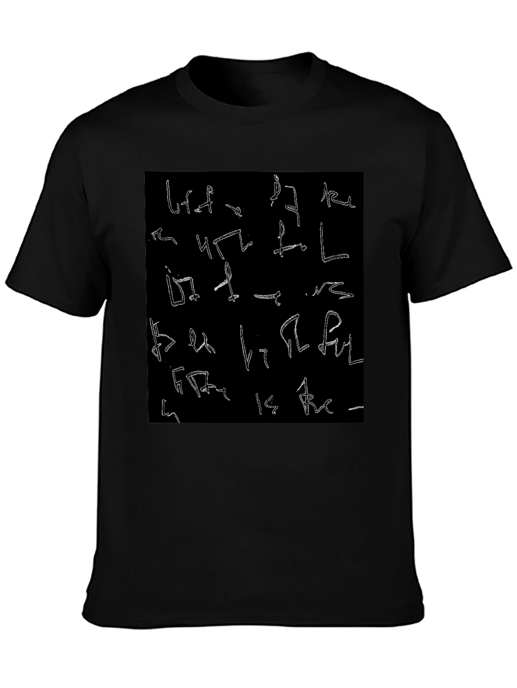 Abstract Symbol Black T-Shirt