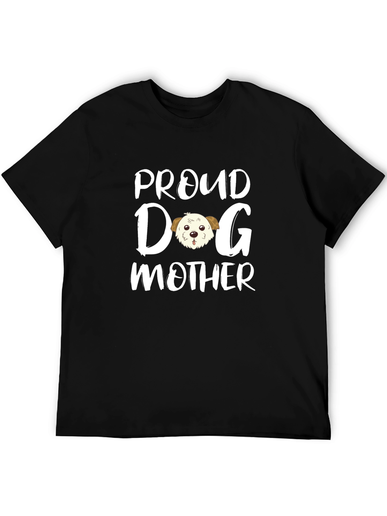 Proud Dog Mother Black T-Shirt