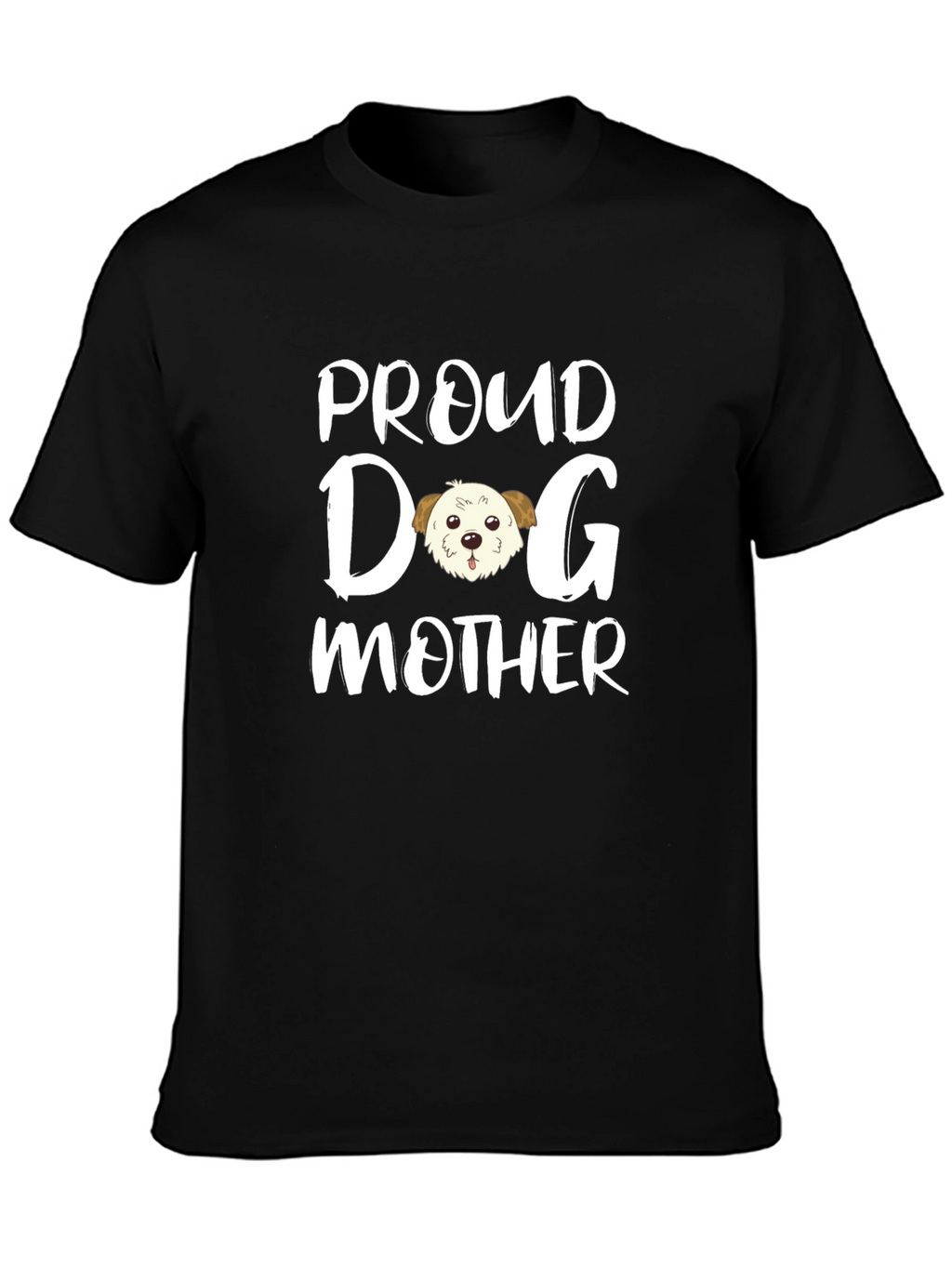 Proud Dog Mother Black T-Shirt
