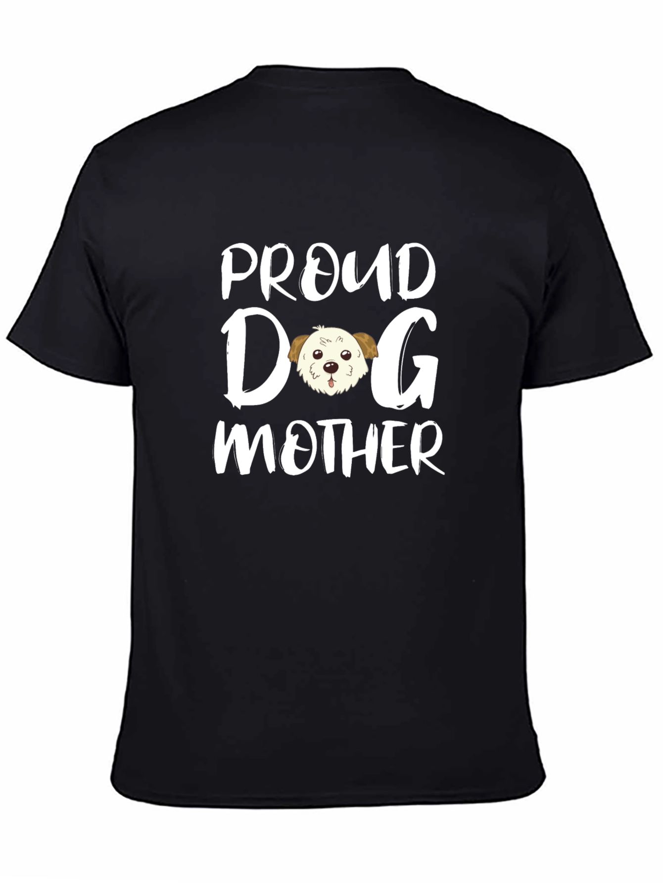 Proud Dog Mother Black T-Shirt