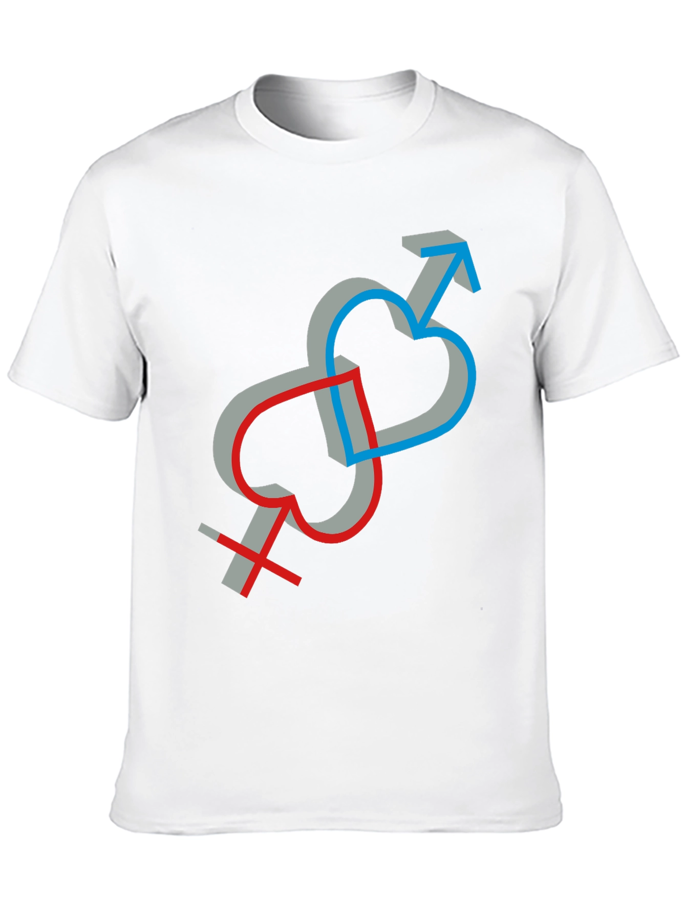Symbolic Love Intertwined Unisex T-Shirt