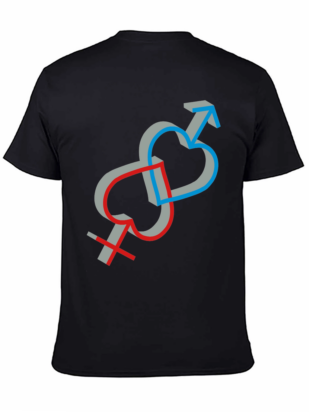 Symbolic Love Intertwined Unisex T-Shirt