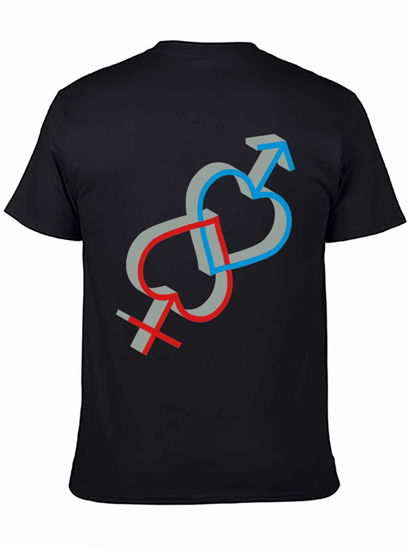 Symbolic Love Intertwined Unisex T-Shirt
