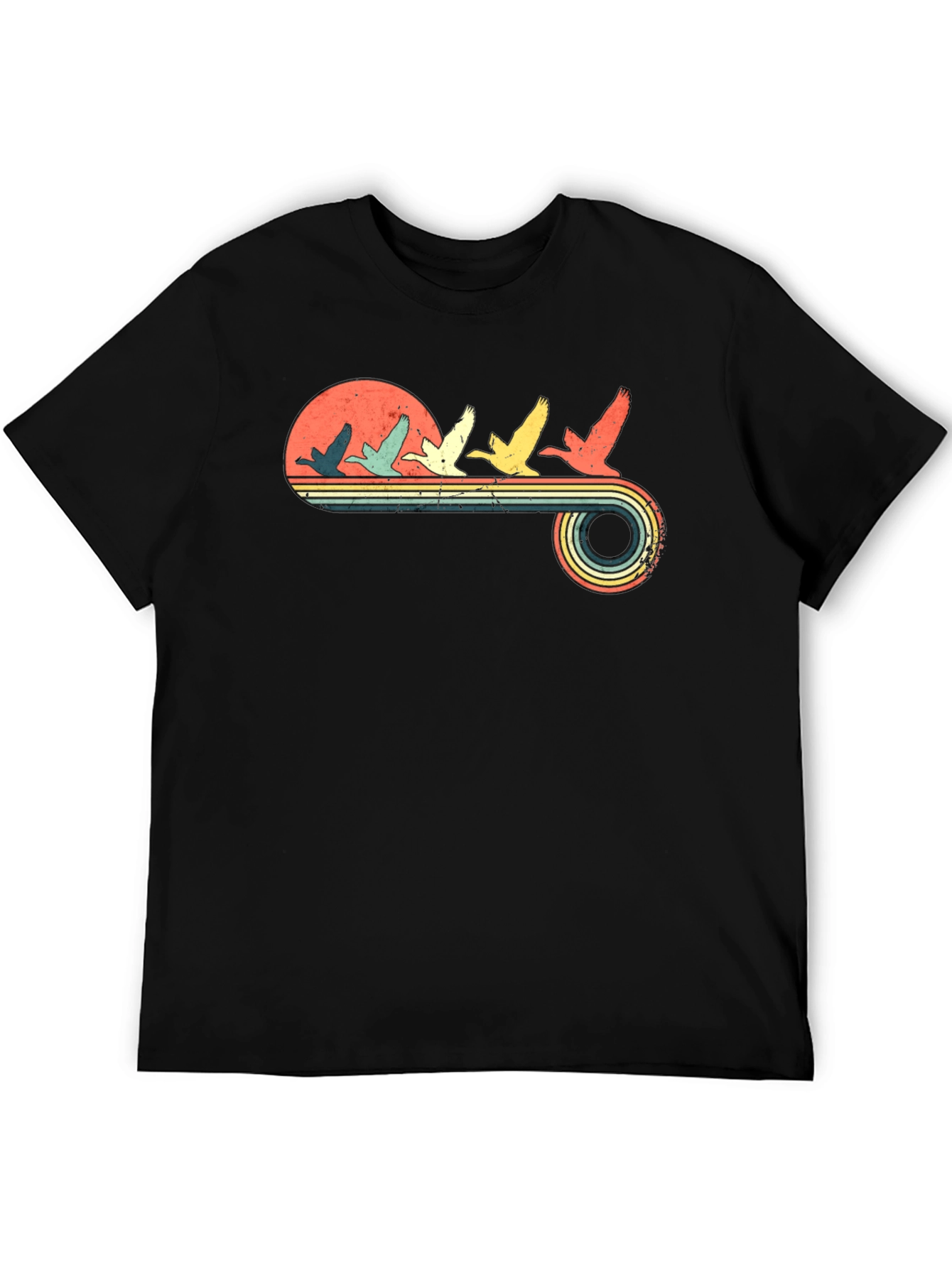 Retro Flying Geese Graphic Tee
