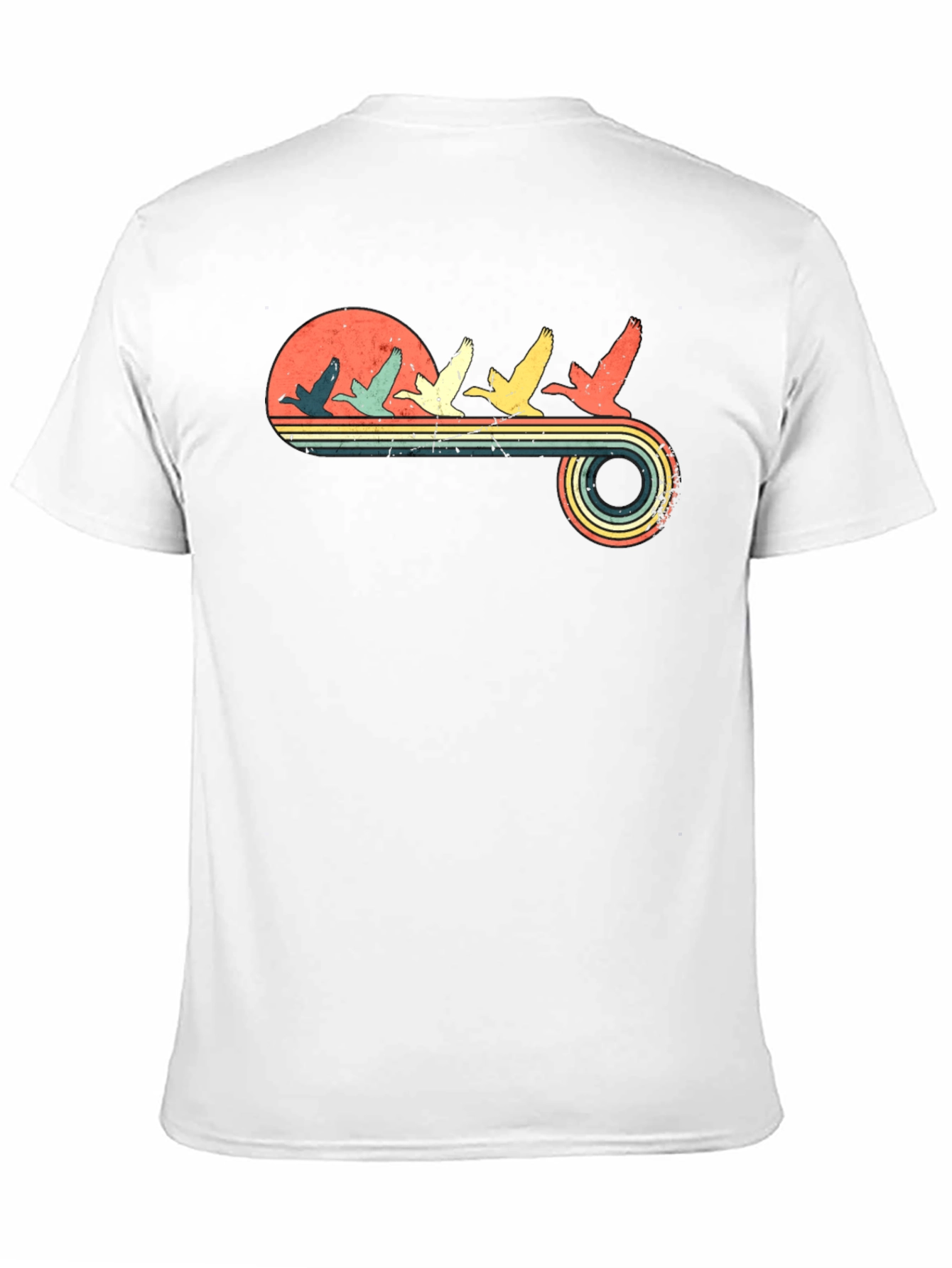 Retro Flying Geese Graphic Tee