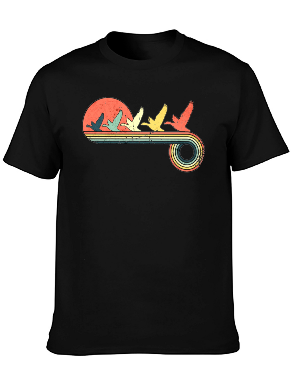Retro Flying Geese Graphic Tee