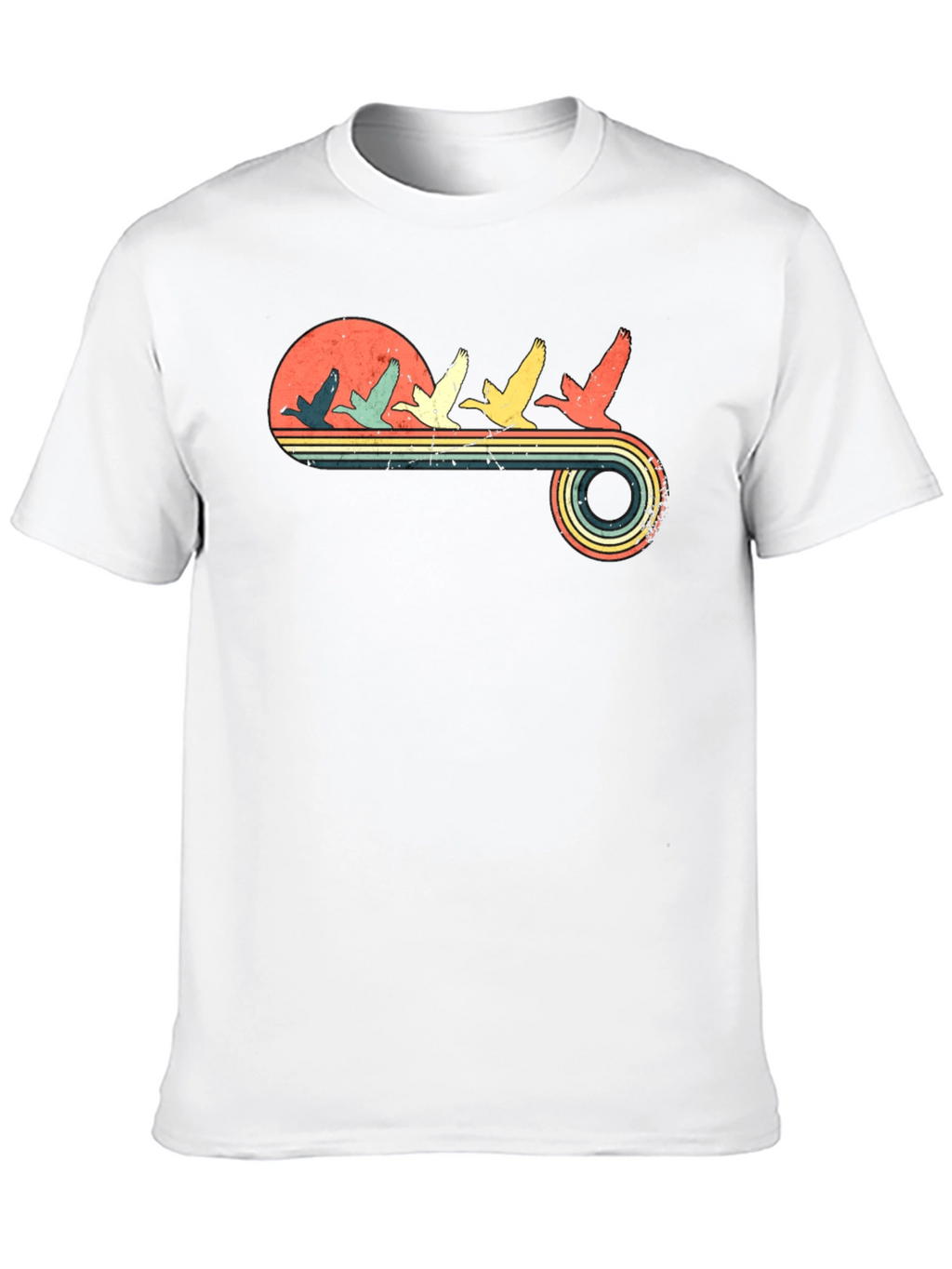 Retro Flying Geese Graphic Tee