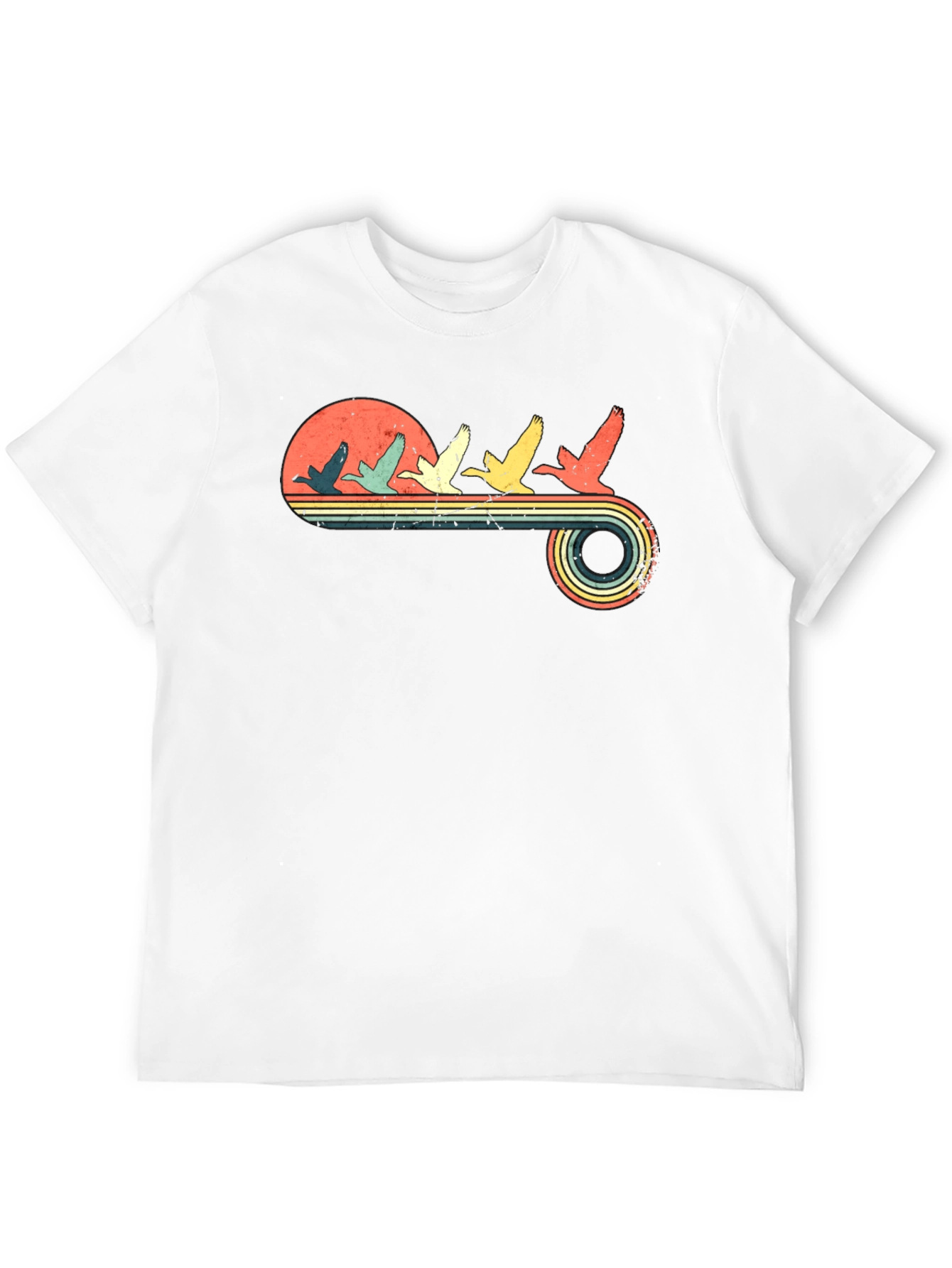 Retro Flying Geese Graphic Tee