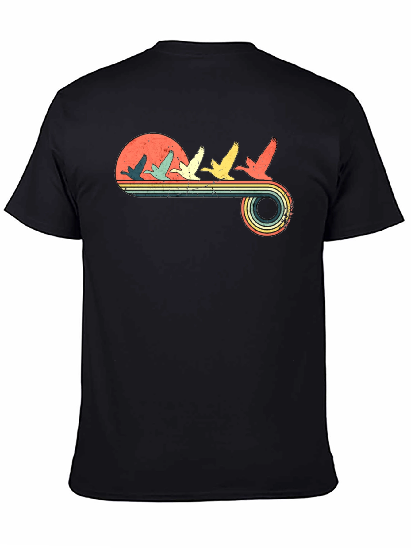 Retro Flying Geese Graphic Tee