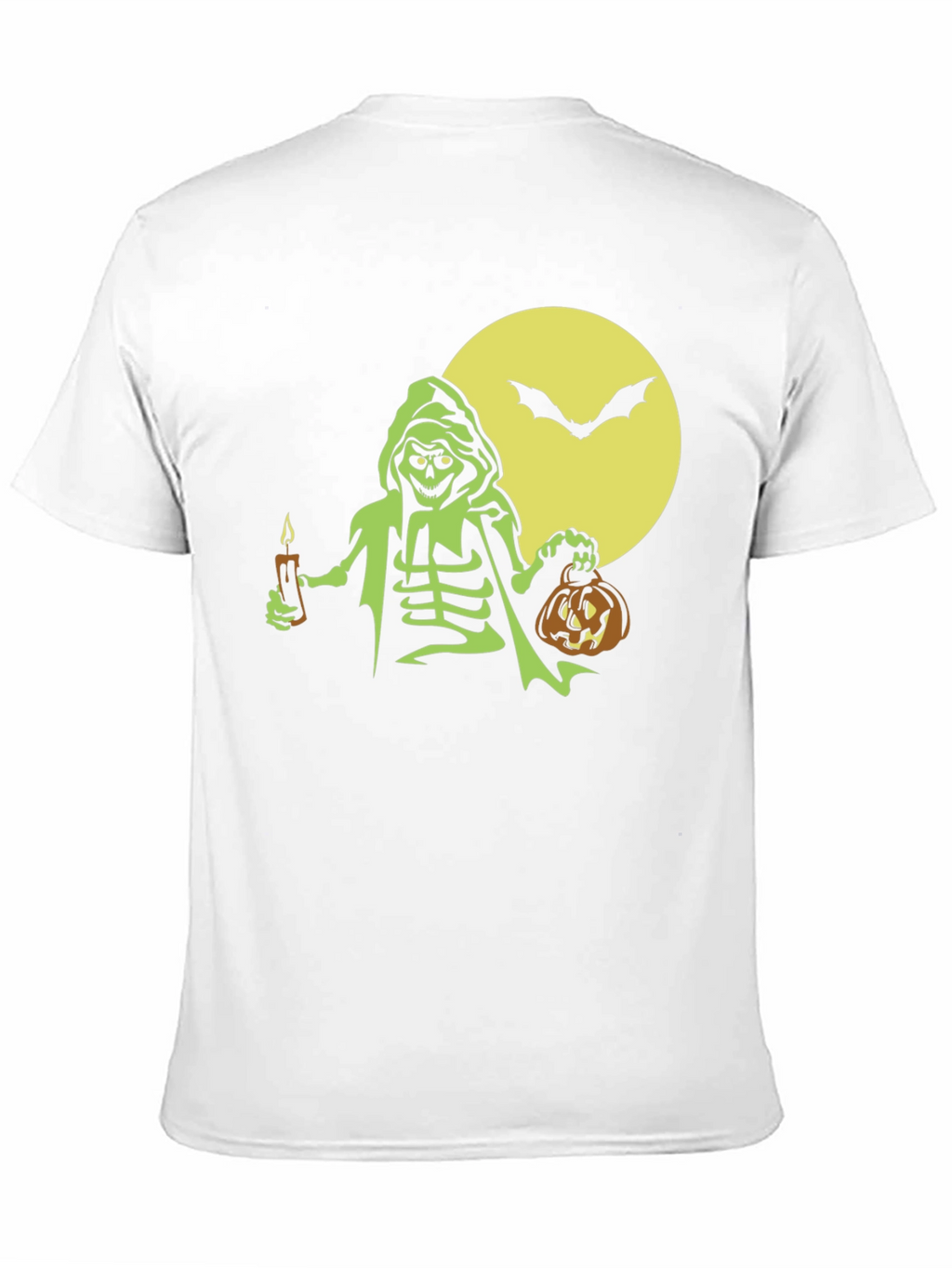Halloween Skeleton Graphic Tee - Spooky Fun
