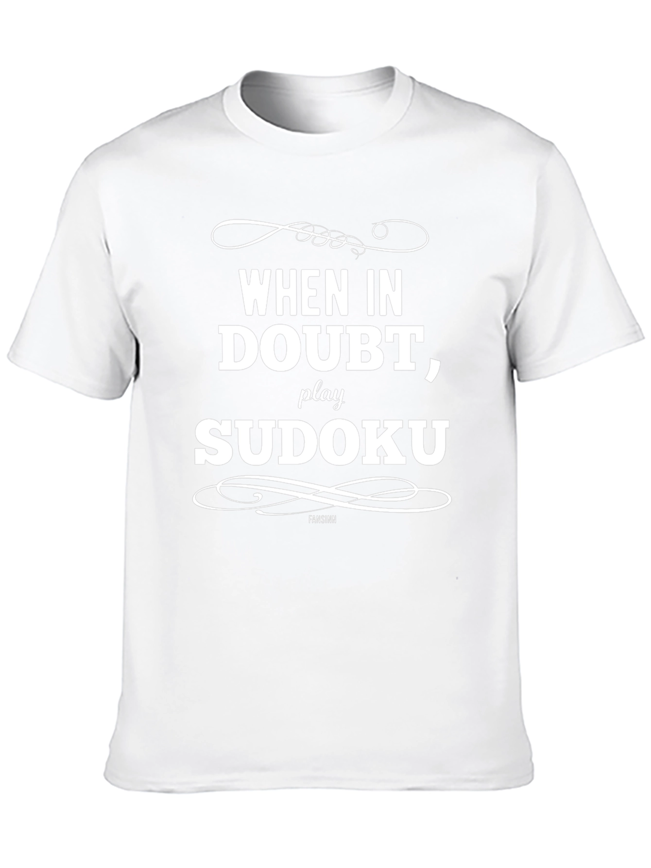 When in Doubt Play Sudoku T-Shirt