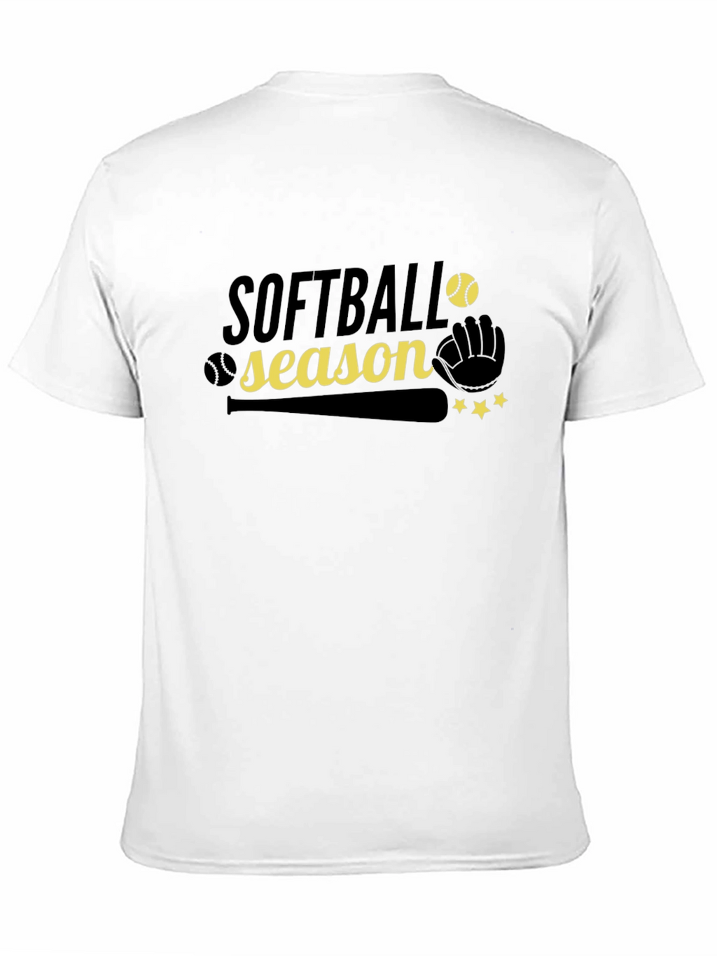 Softball Season Graphic Tee - Black