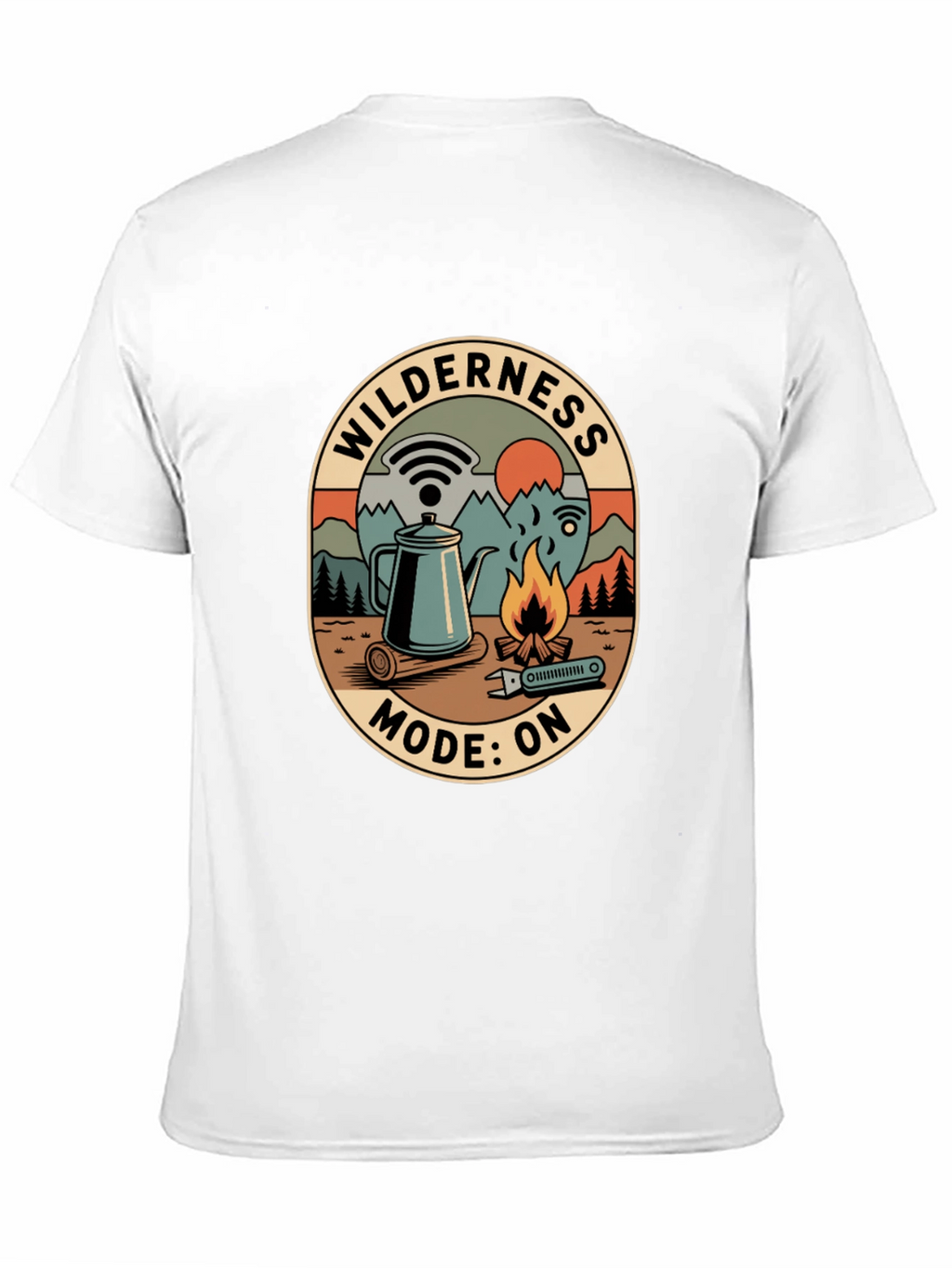 Wilderness Mode On Graphic Tee