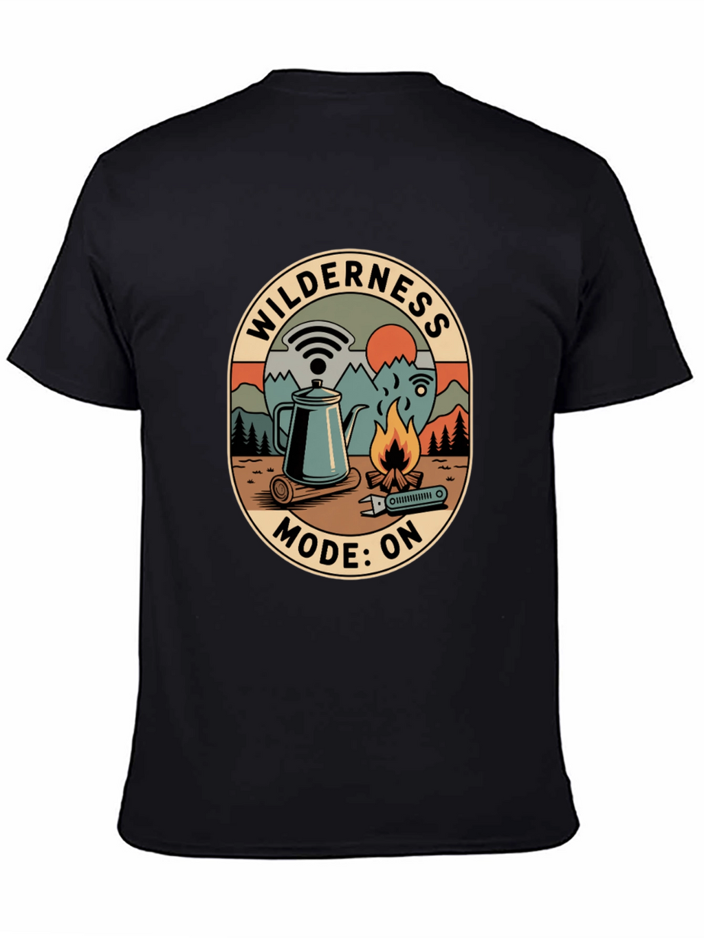 Wilderness Mode On Graphic Tee