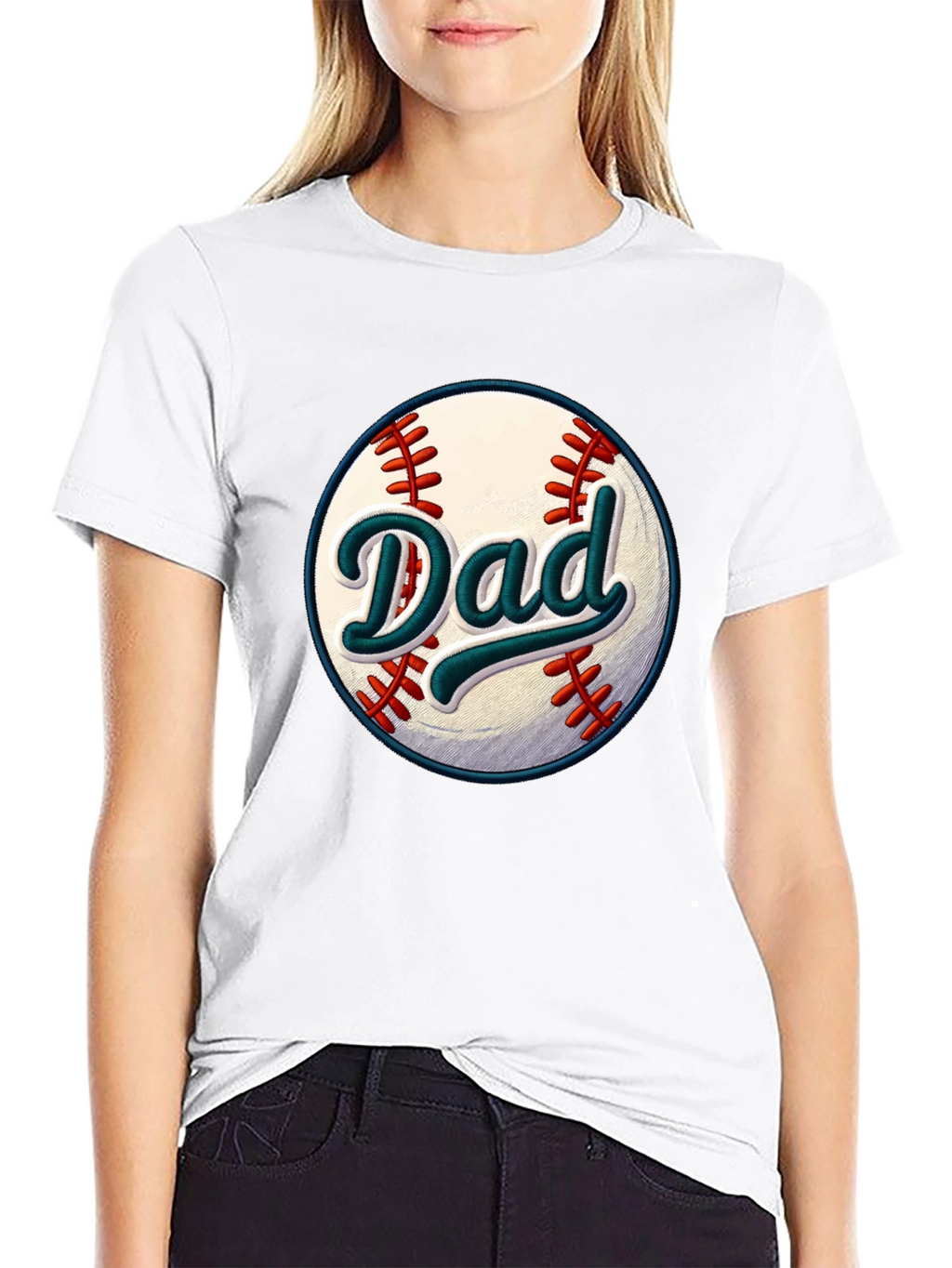 Dad Baseball Graphic T-Shirt