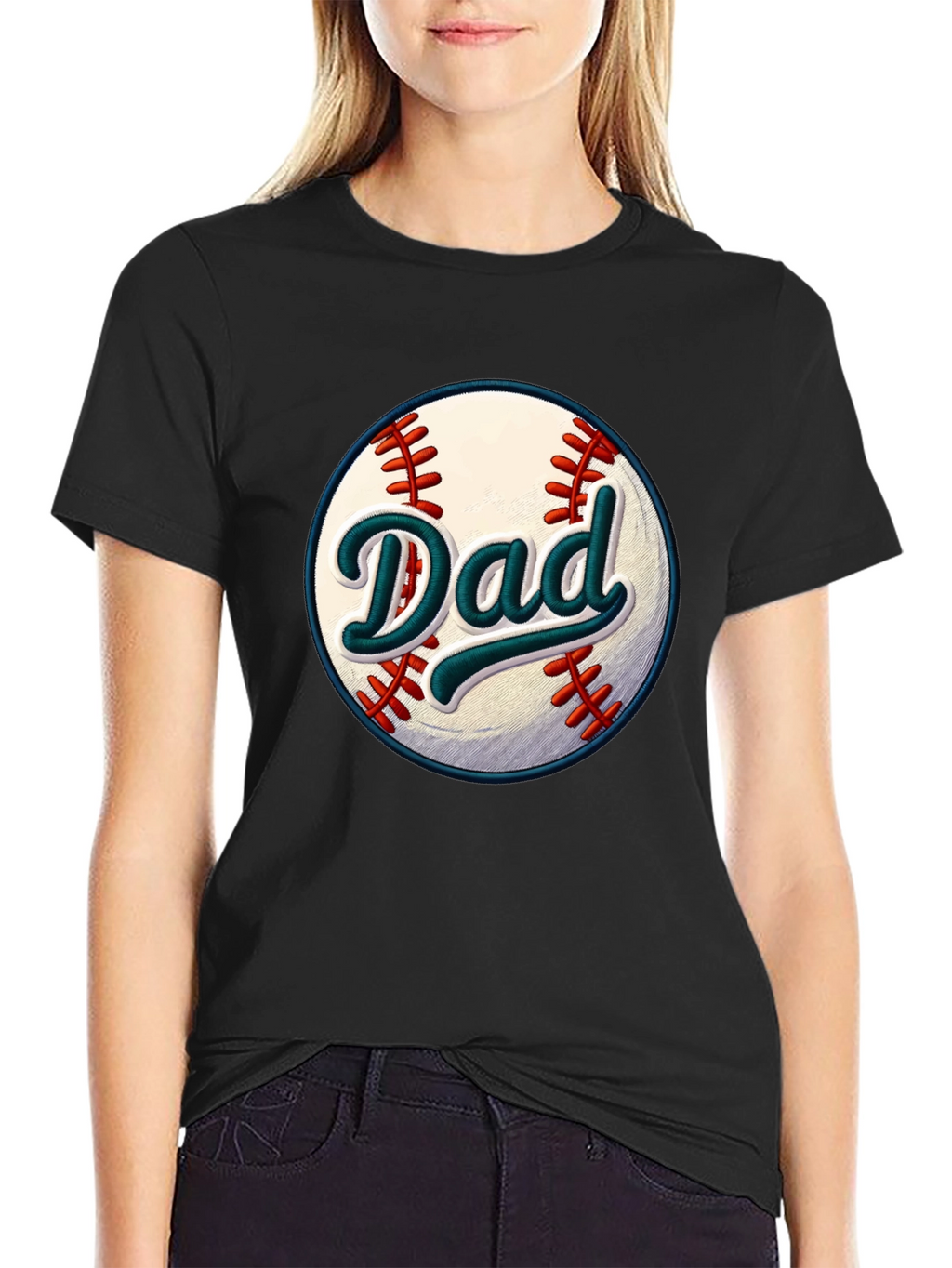 Dad Baseball Graphic T-Shirt