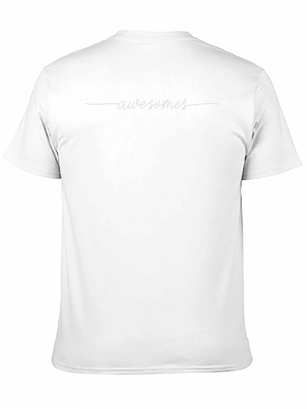 Awesome Script Black T-Shirt - Stylish Casual Wear