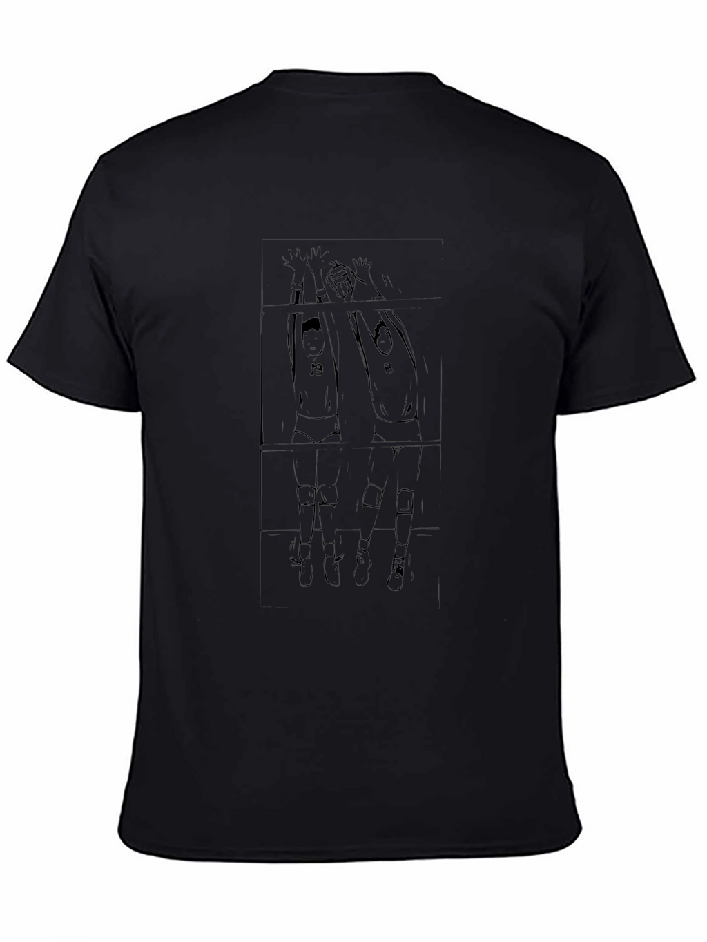 Sketch Style Volleyball T-Shirt