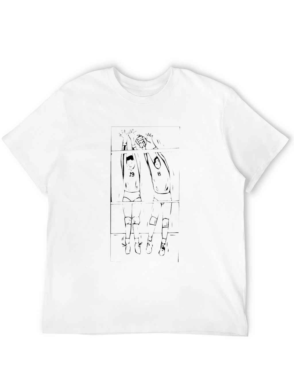 Sketch Style Volleyball T-Shirt