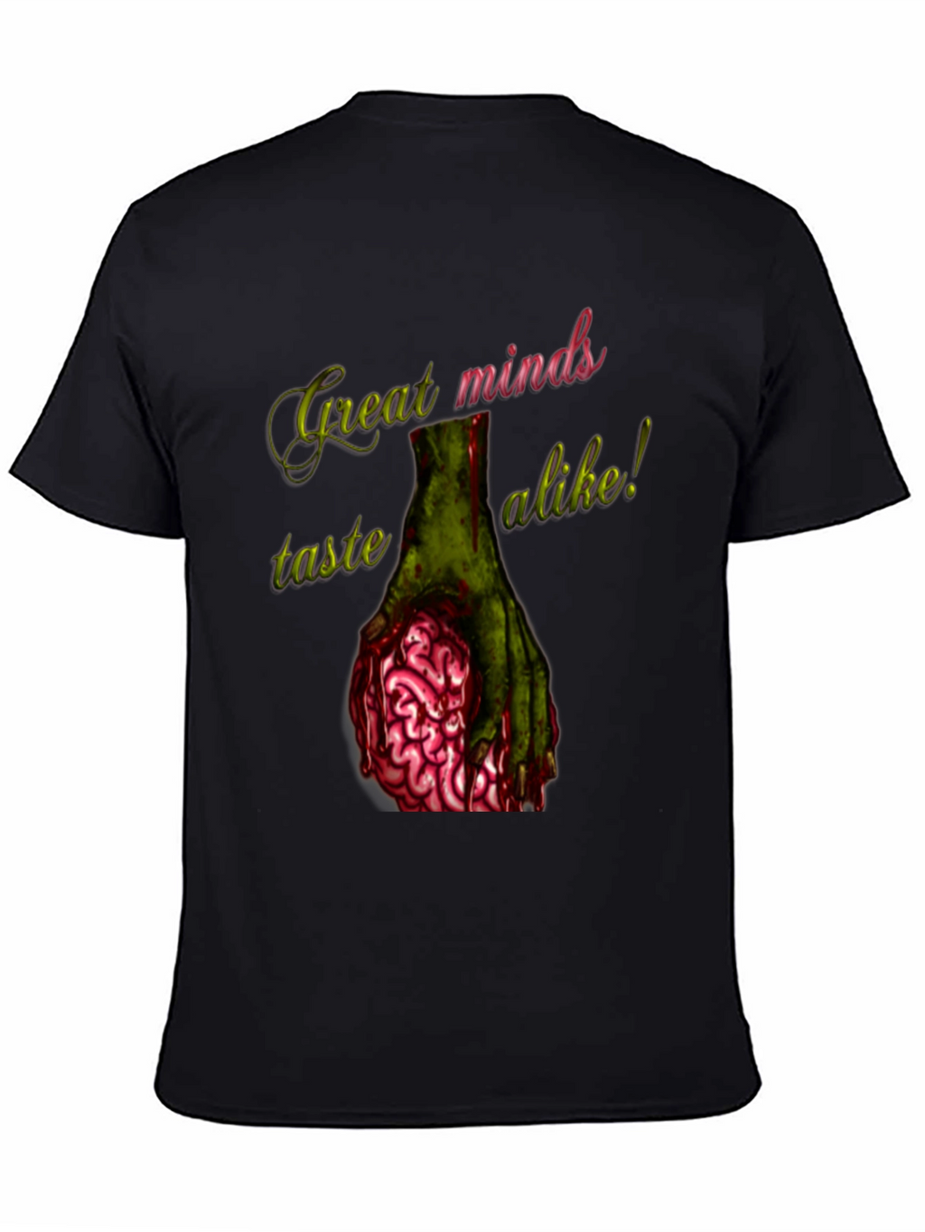 Zombie Brain T-Shirt - Great Minds Taste Alike