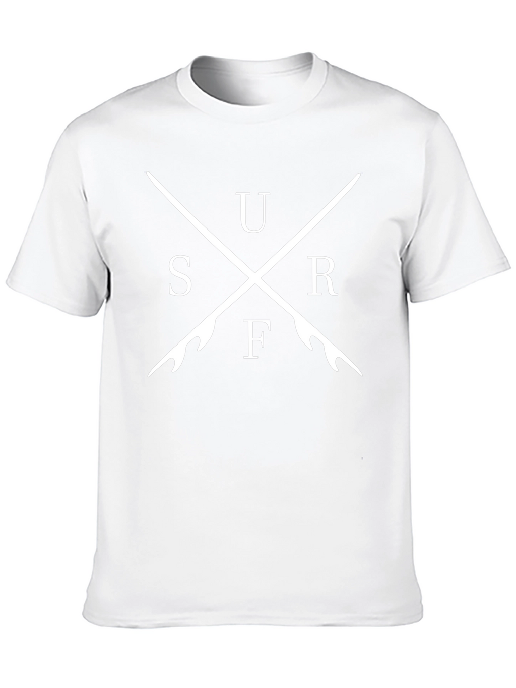Surfboard Cross T-Shirt - Stylish Graphic Tee