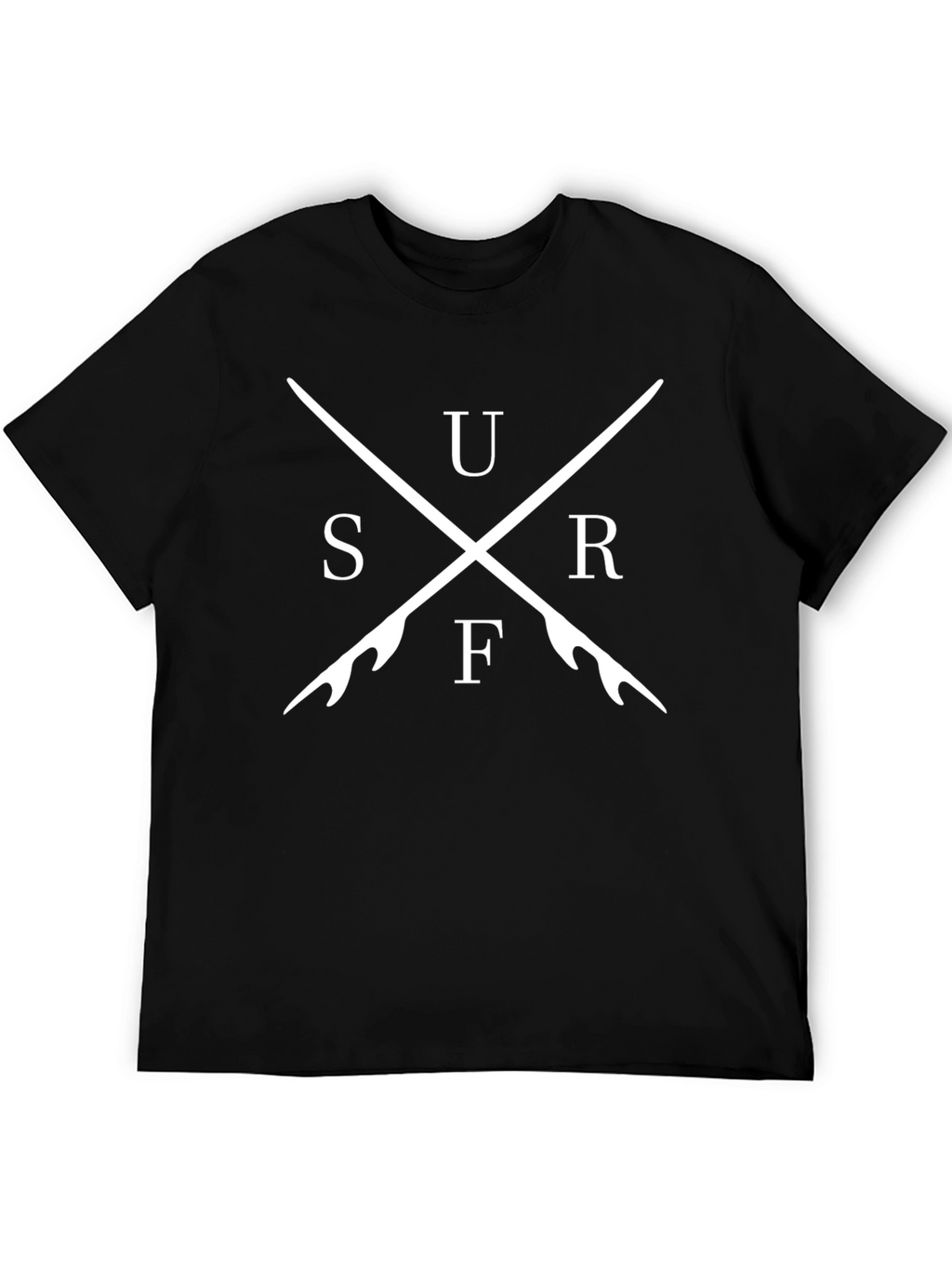 Surfboard Cross T-Shirt - Stylish Graphic Tee