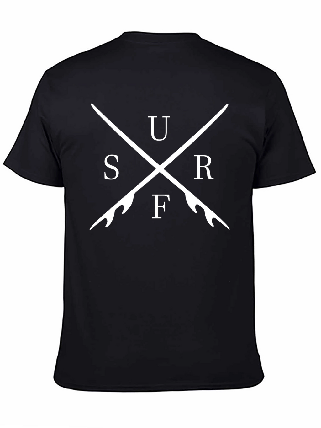 Surfboard Cross T-Shirt - Stylish Graphic Tee