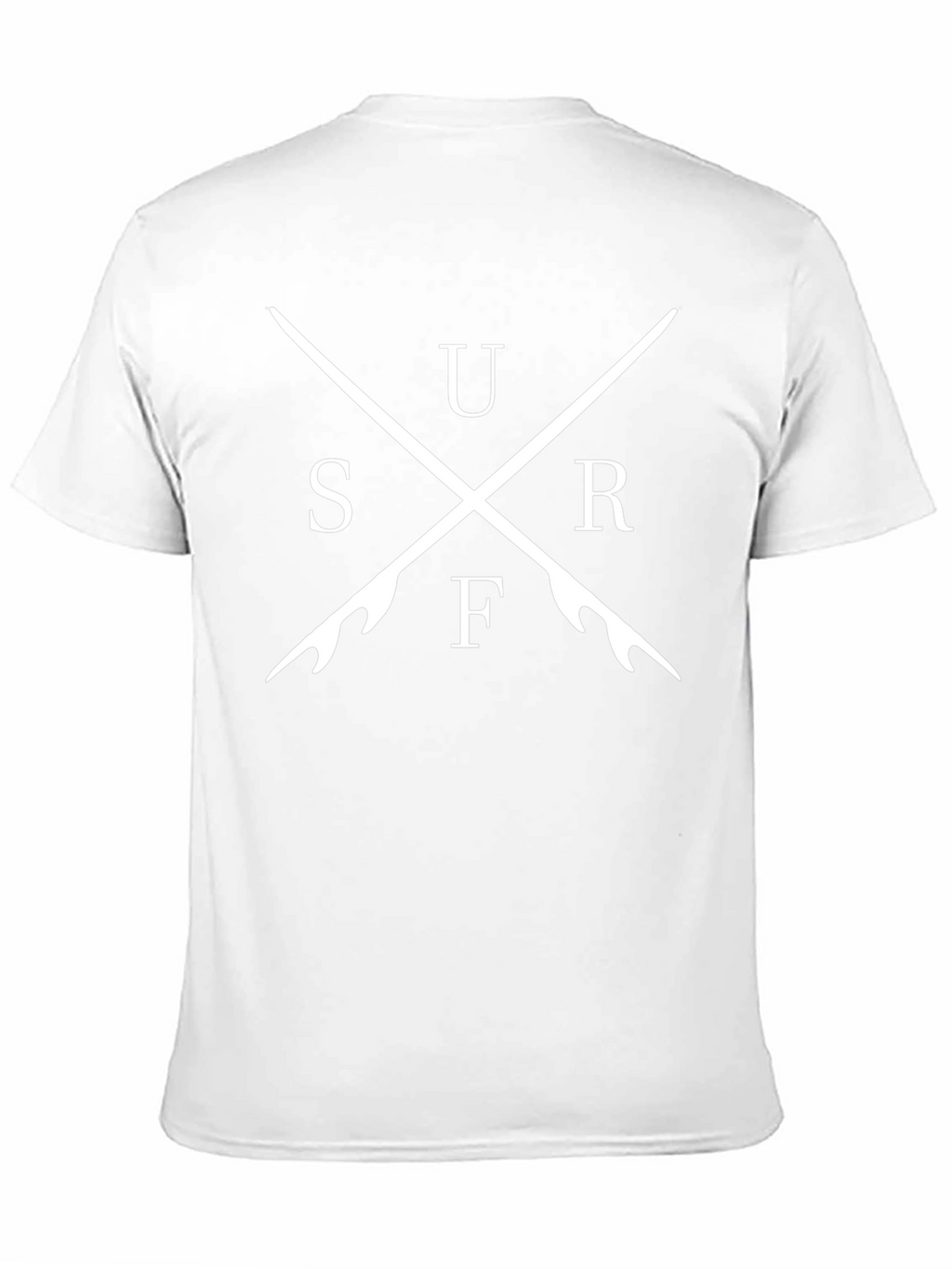 Surfboard Cross T-Shirt - Stylish Graphic Tee
