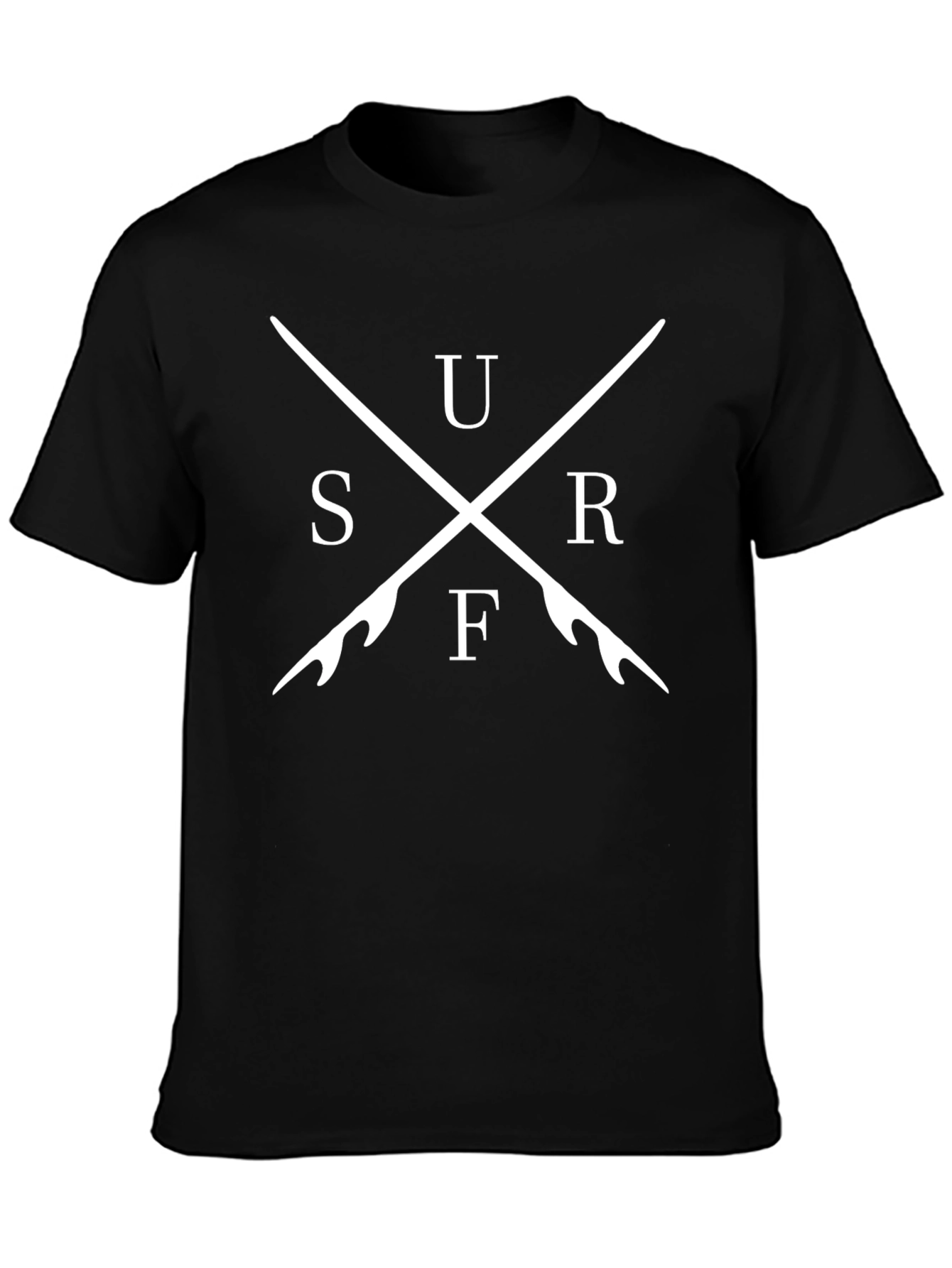 Surfboard Cross T-Shirt - Stylish Graphic Tee
