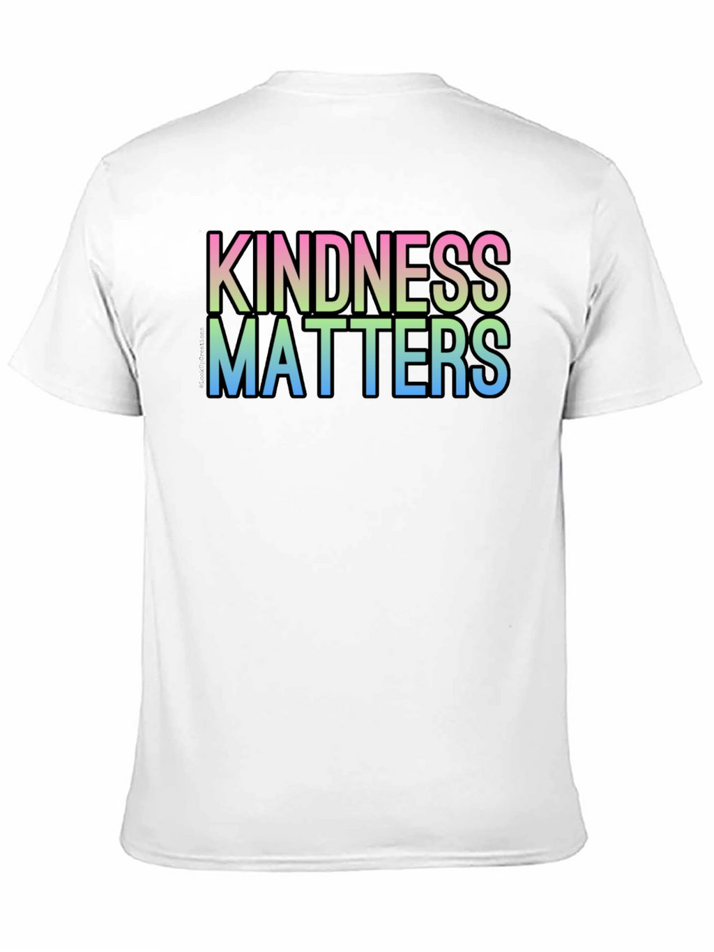 Kindness Matters Gradient T-Shirt - Black