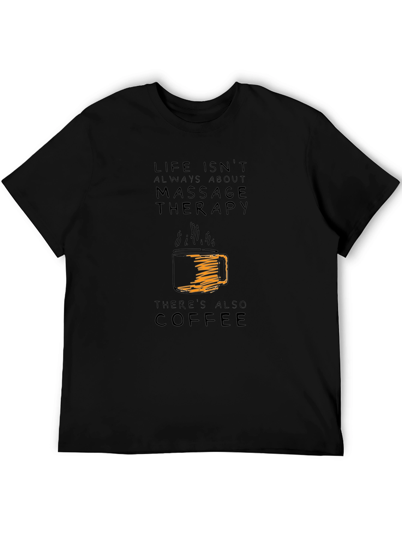 Massage Therapy & Coffee Graphic Tee