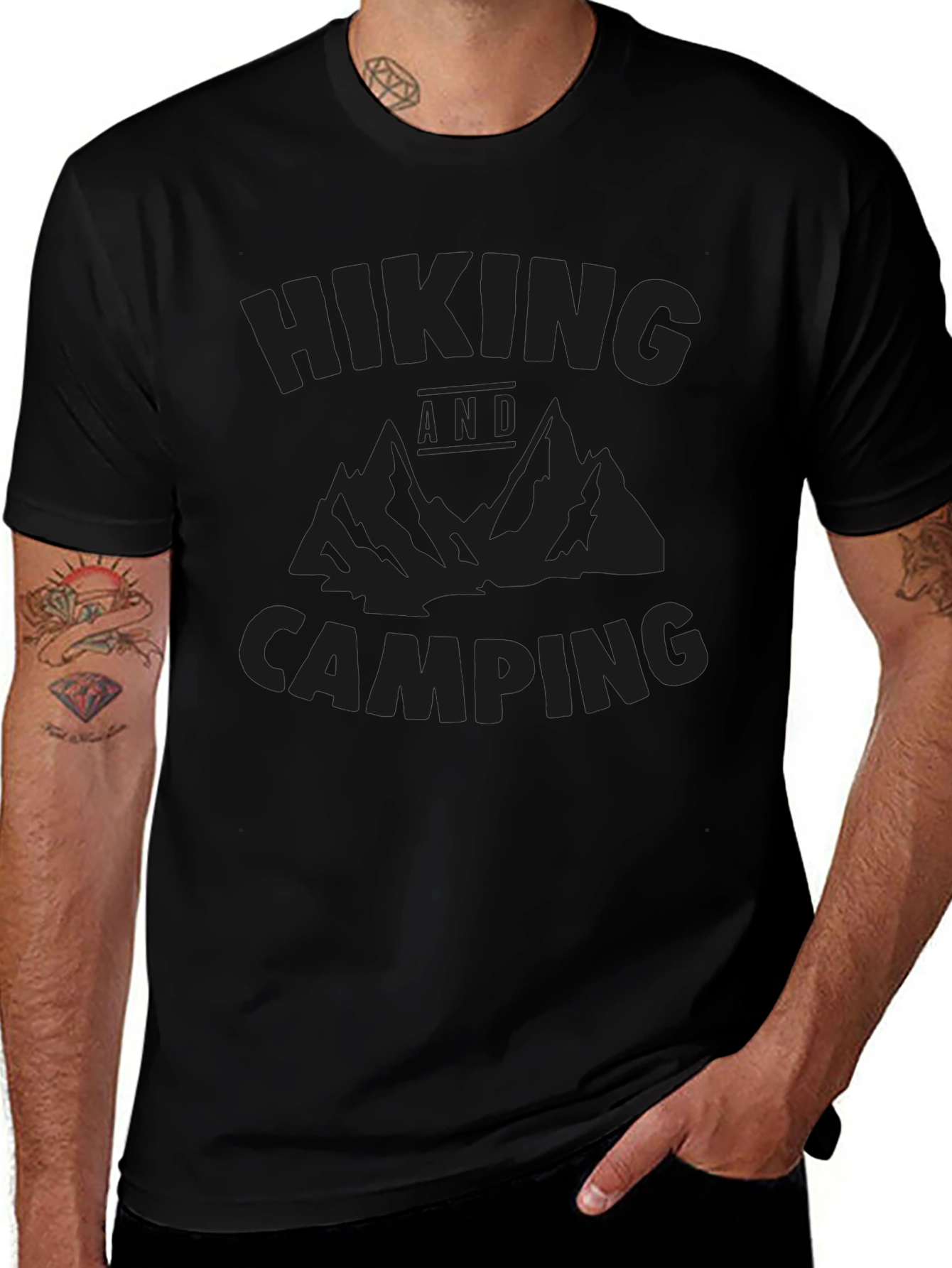 Hiking and Camping Graphic Tee - Adventure Ready