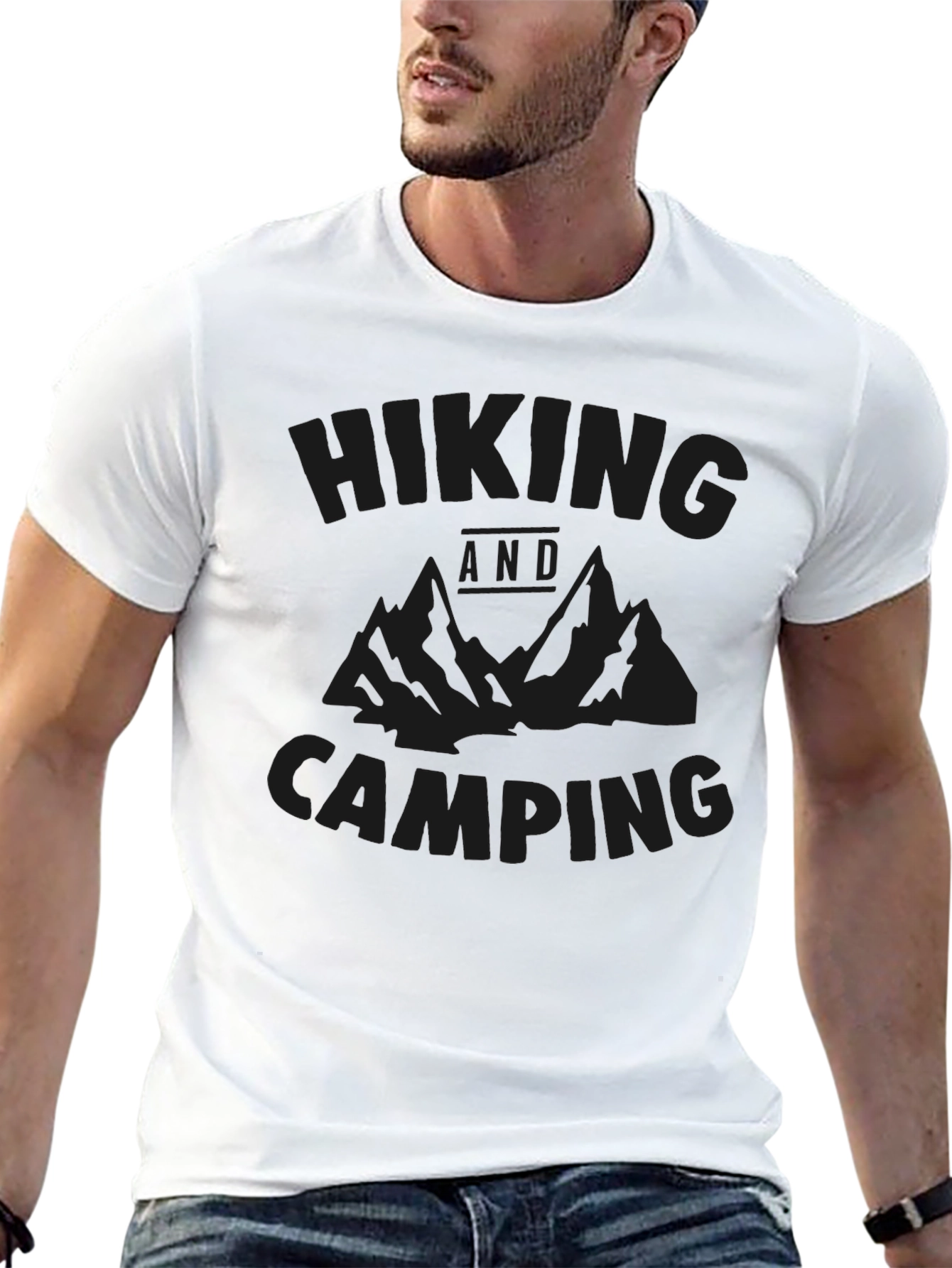 Hiking and Camping Graphic Tee - Adventure Ready