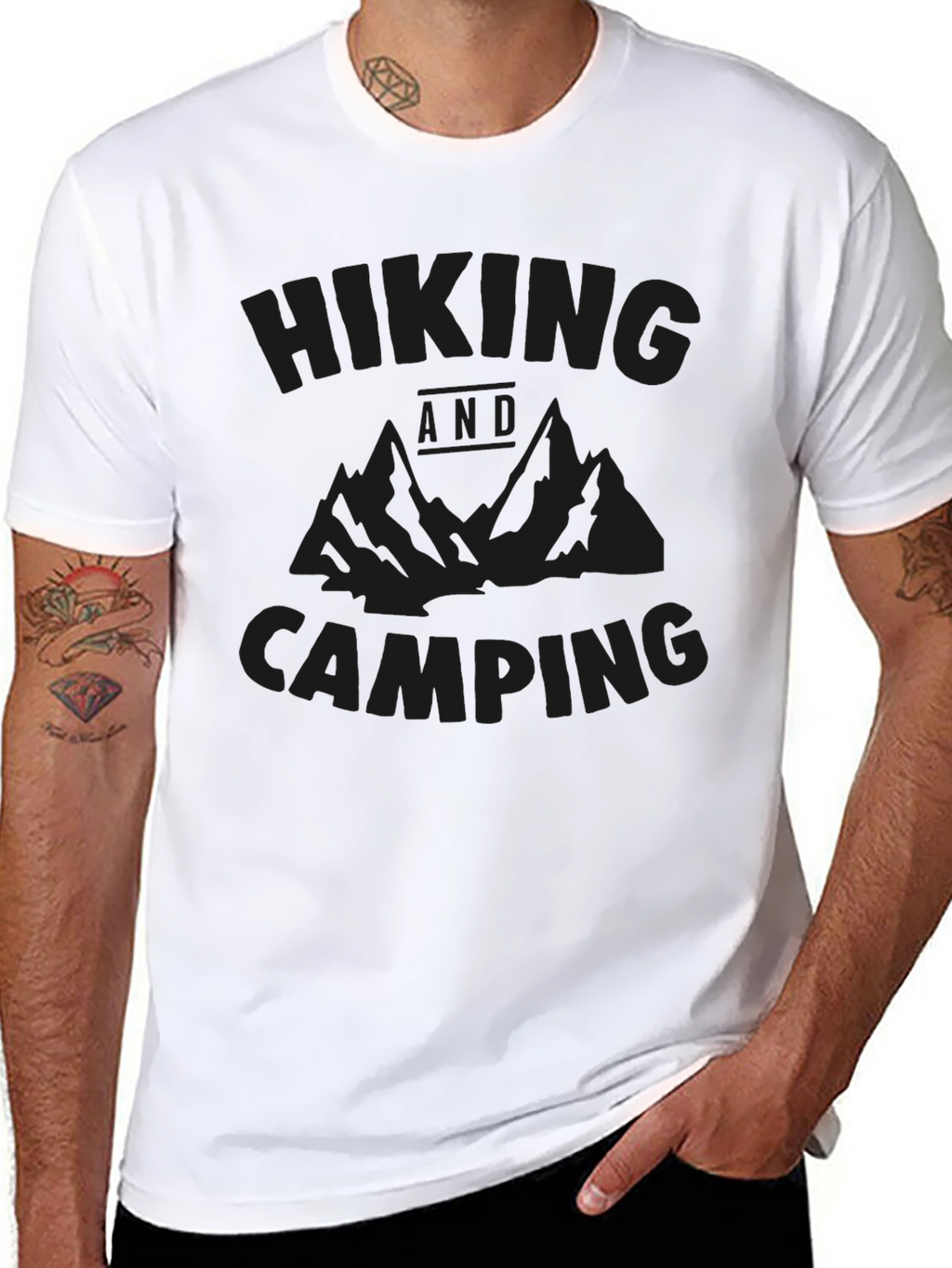 Hiking and Camping Graphic Tee - Adventure Ready