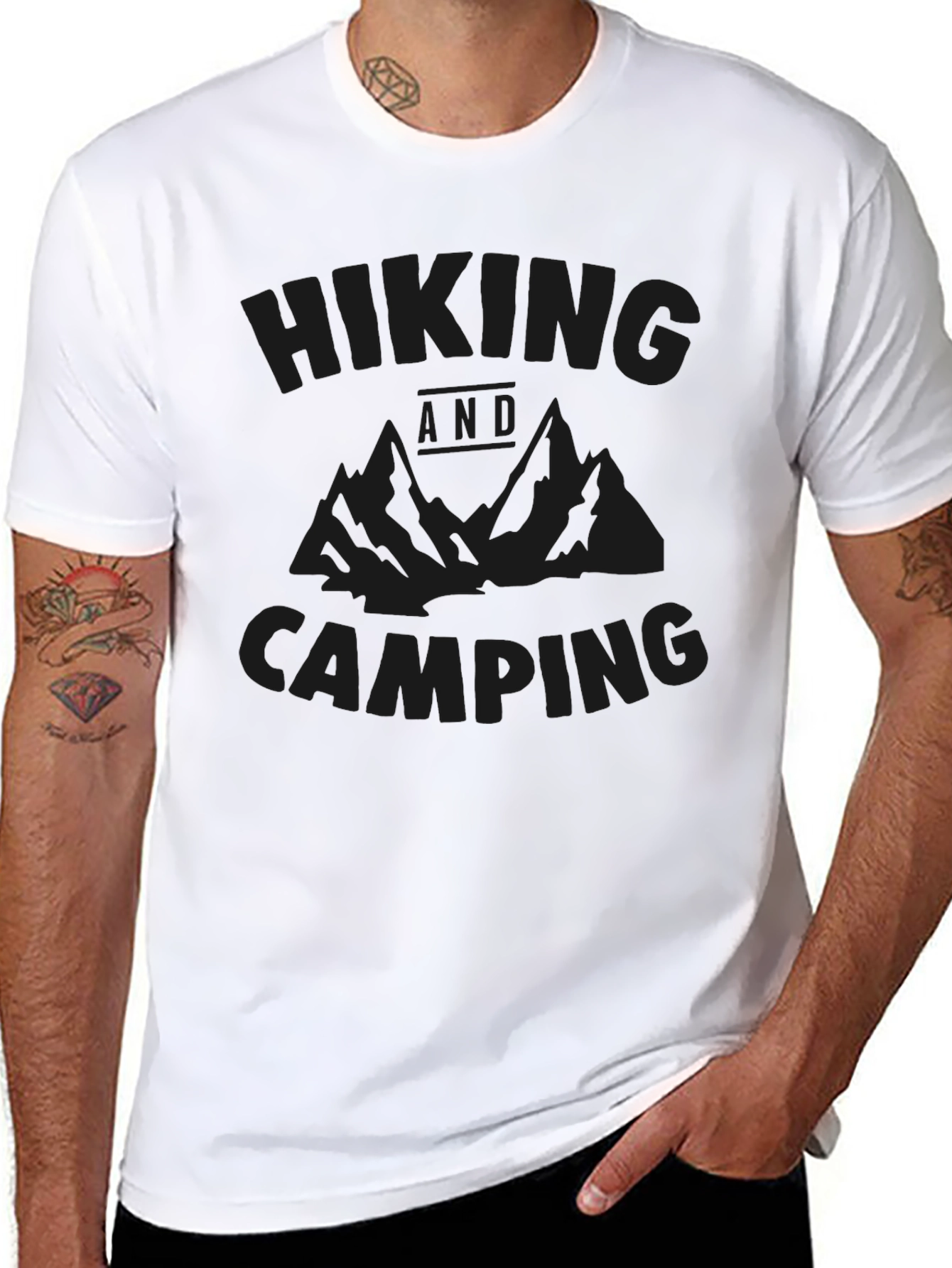 Hiking and Camping Graphic Tee - Adventure Ready