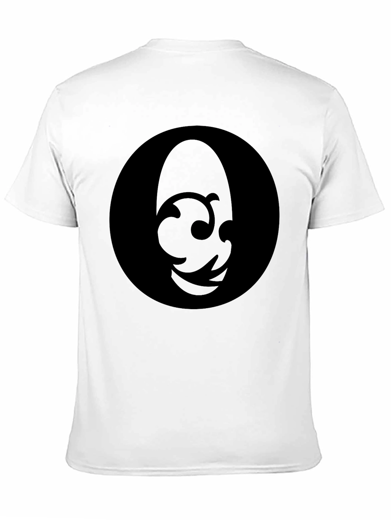 Mens Black Graphic T-Shirt - Abstract Design