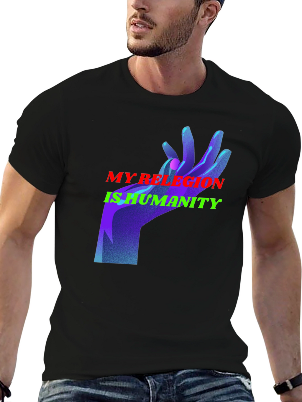 My Religion is Humanity Graphic T-Shirt