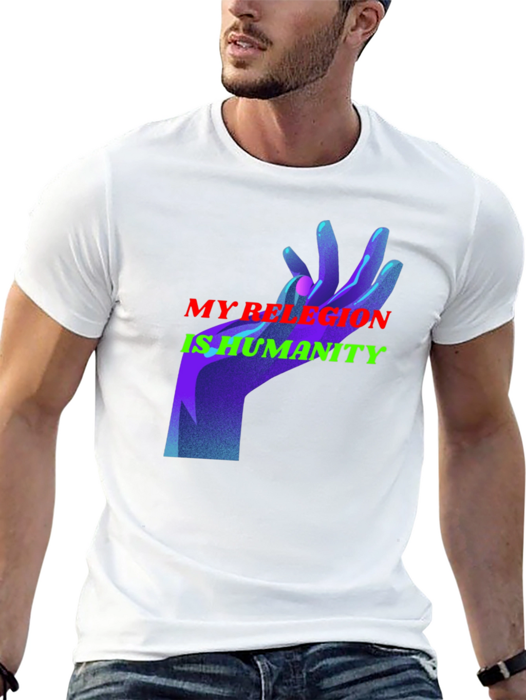 My Religion is Humanity Graphic T-Shirt