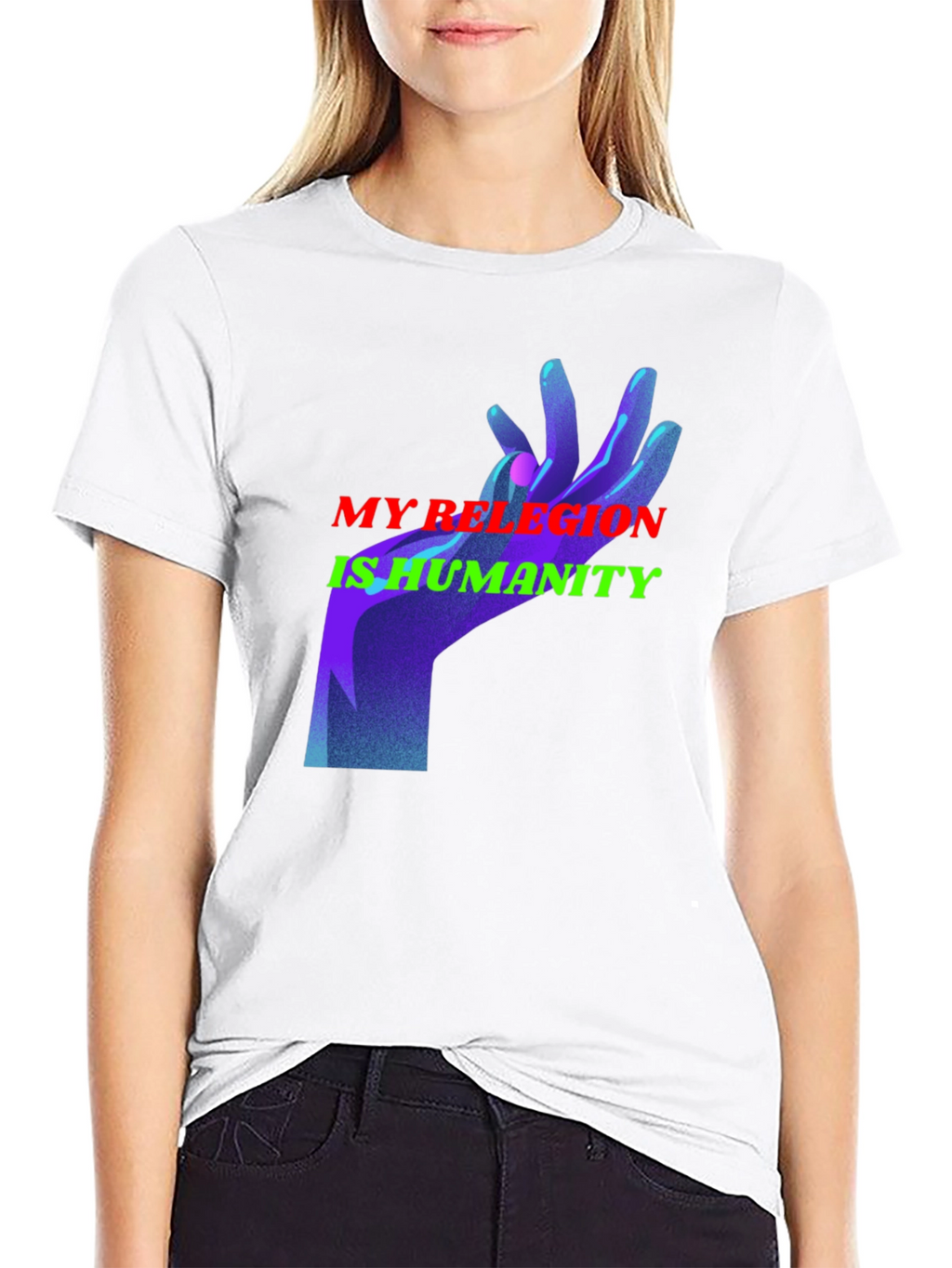 My Religion is Humanity Graphic T-Shirt