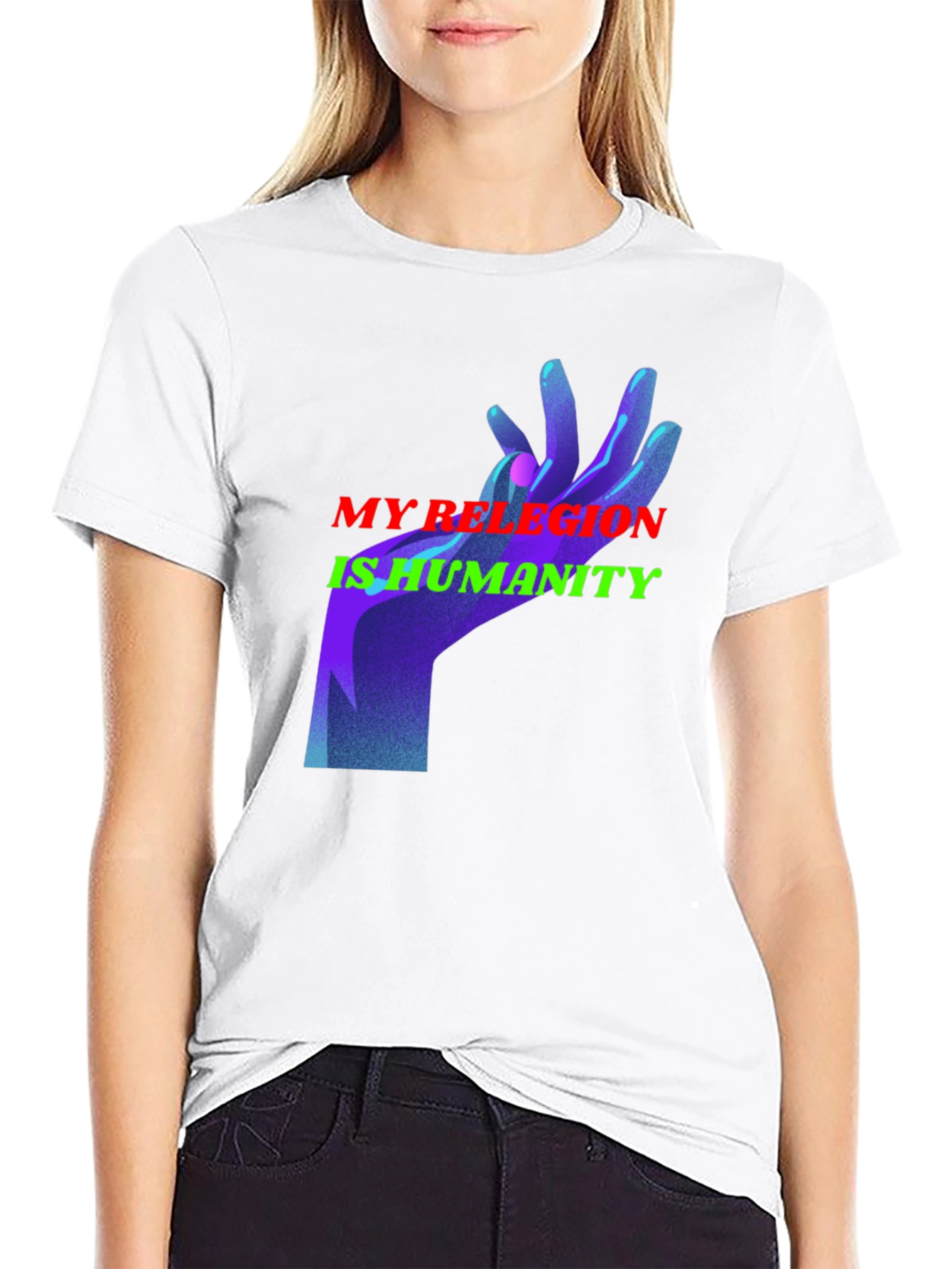 My Religion is Humanity Graphic T-Shirt