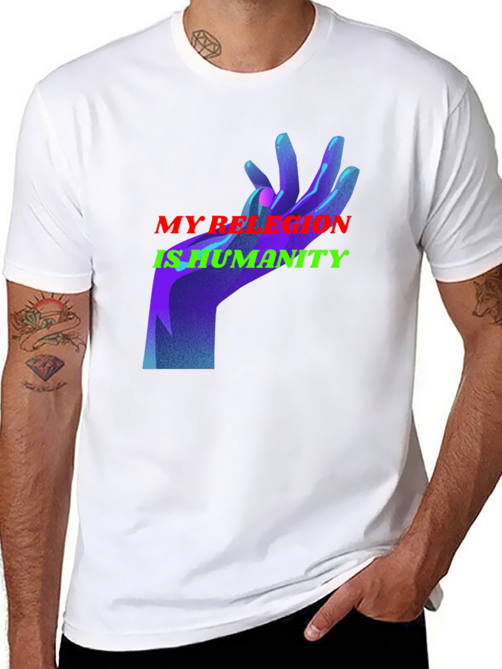 My Religion is Humanity Graphic T-Shirt