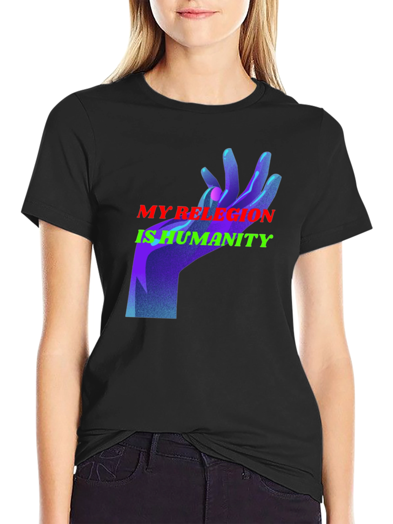 My Religion is Humanity Graphic T-Shirt