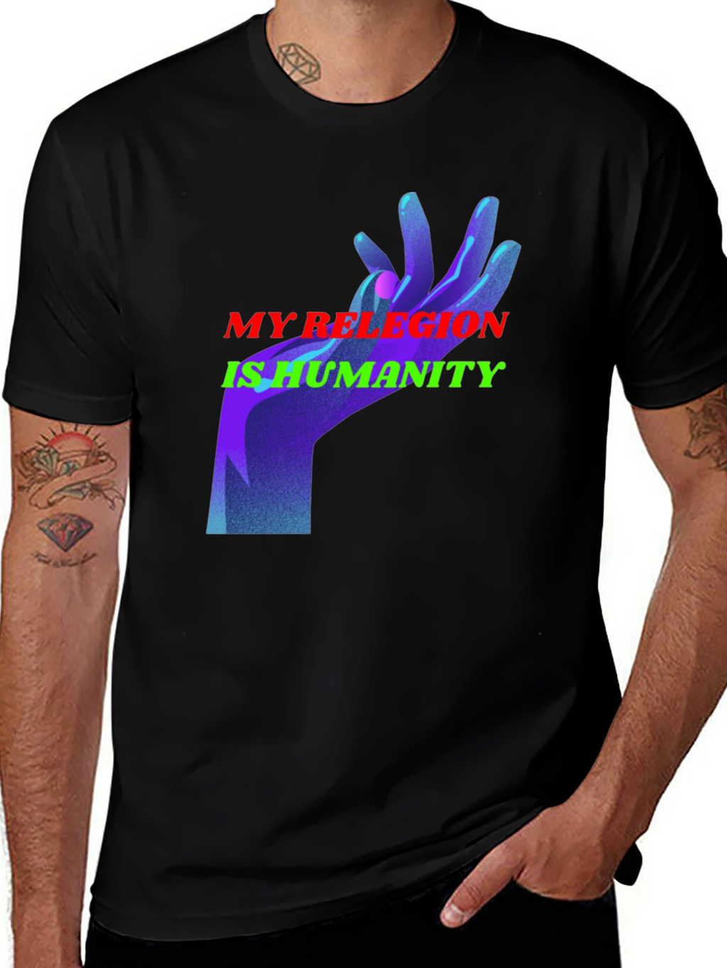 My Religion is Humanity Graphic T-Shirt
