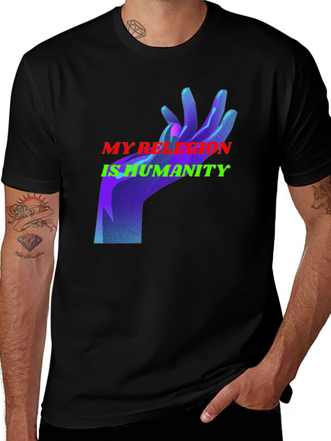 My Religion is Humanity Graphic T-Shirt
