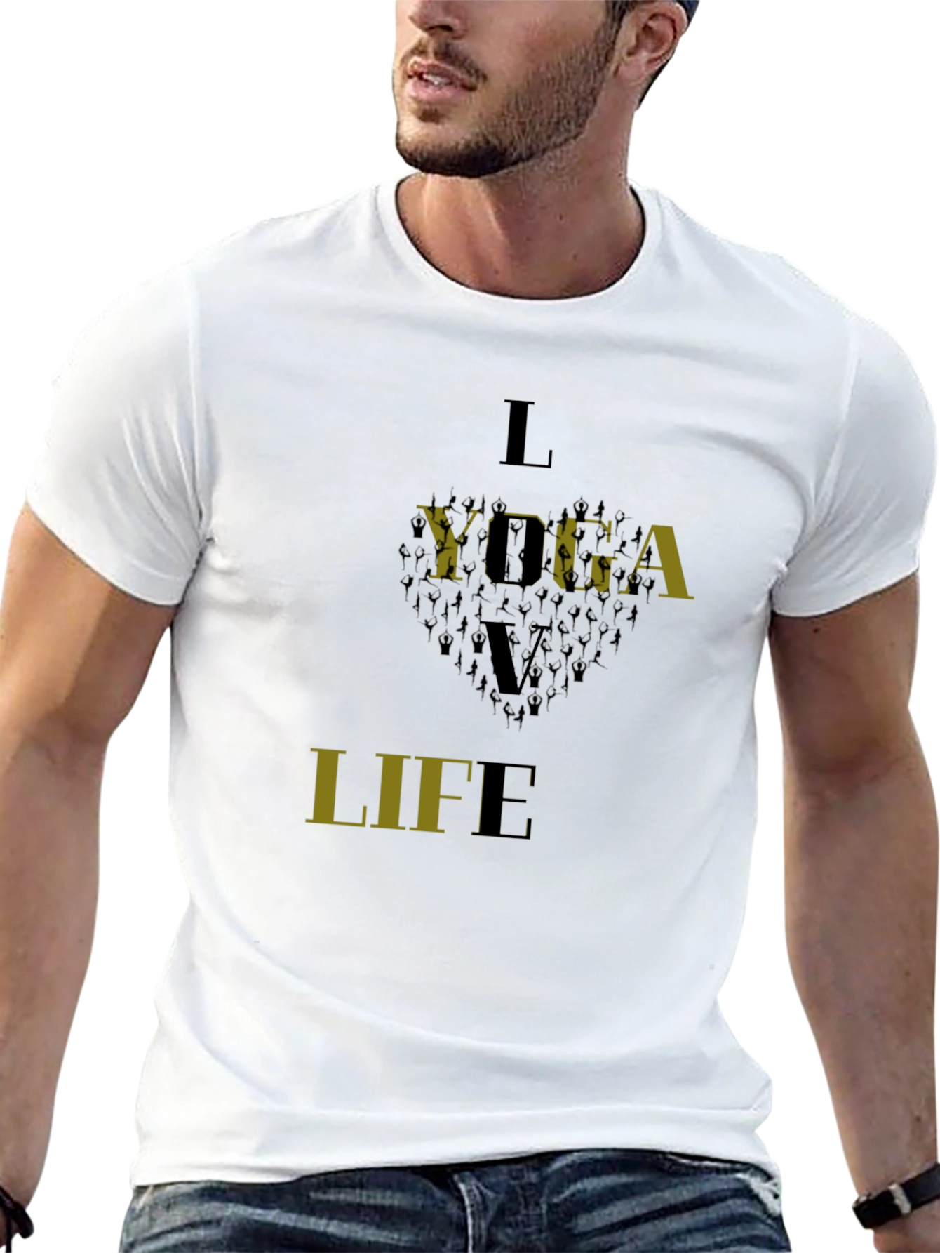 Yoga Life Black T-Shirt