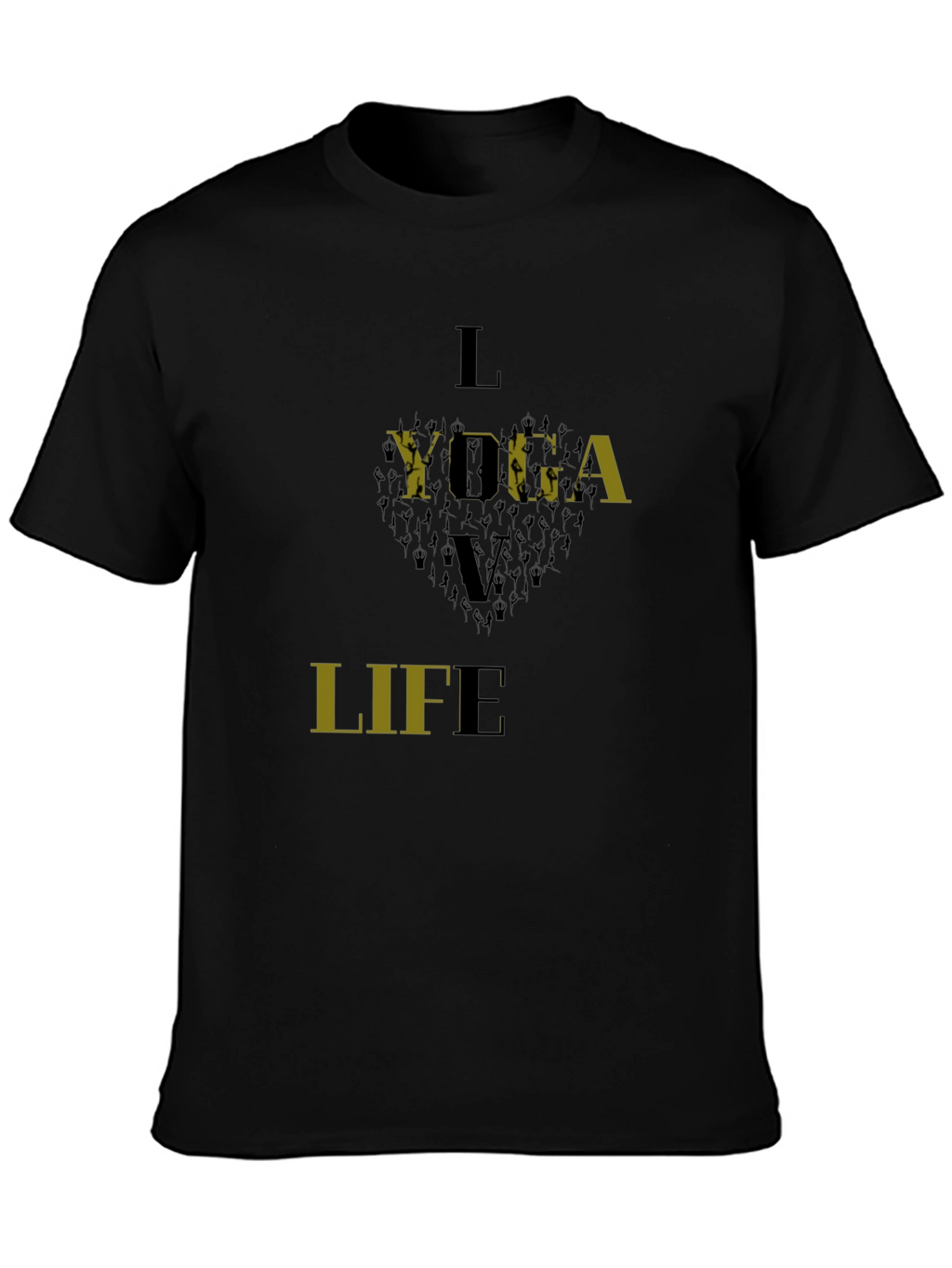 Yoga Life Black T-Shirt