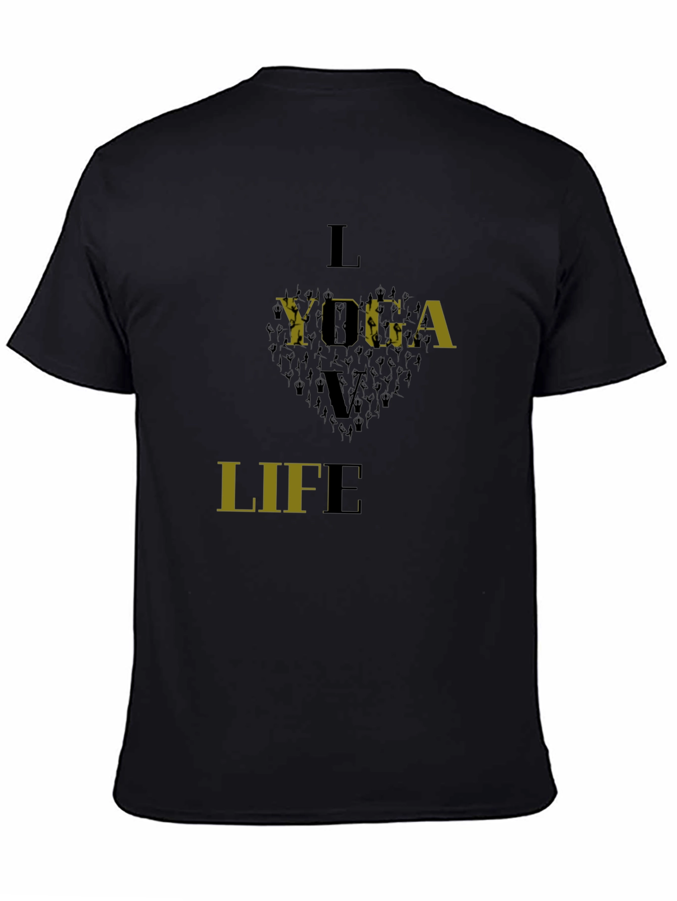 Yoga Life Black T-Shirt