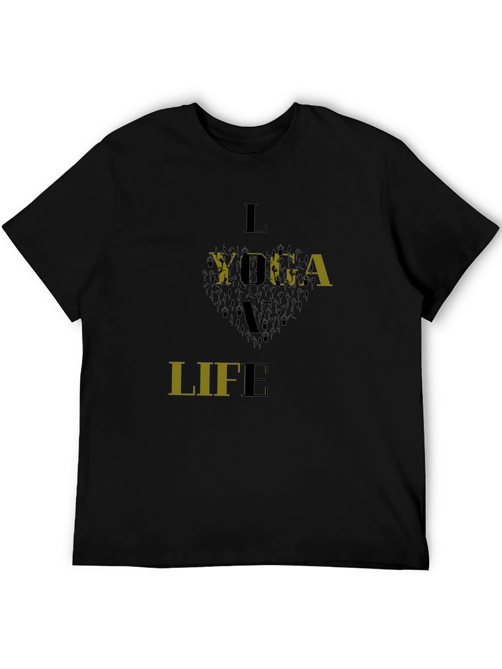 Yoga Life Black T-Shirt