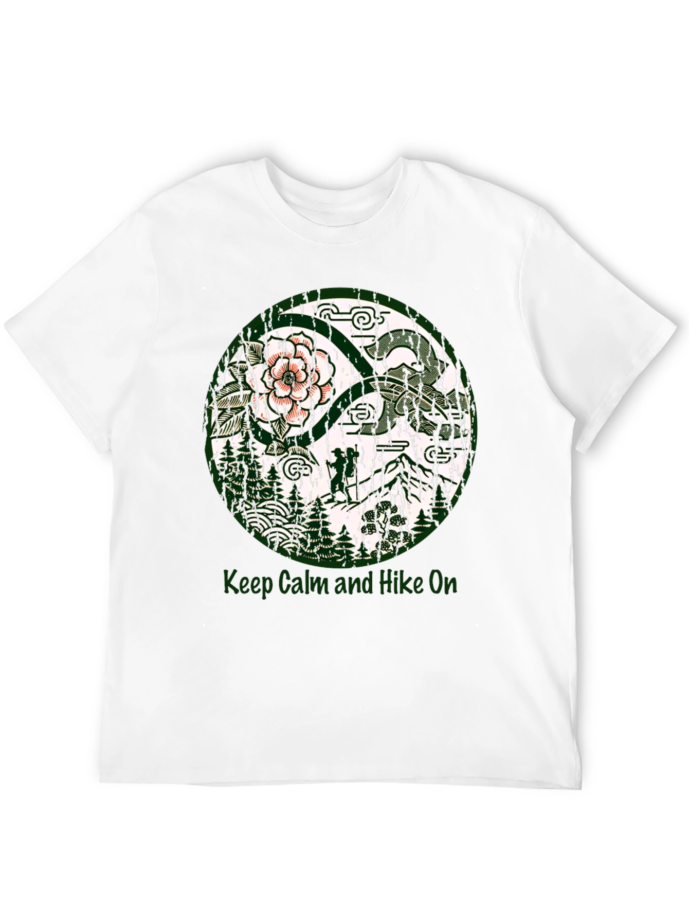 Keep Calm and Hike On Graphic Tee